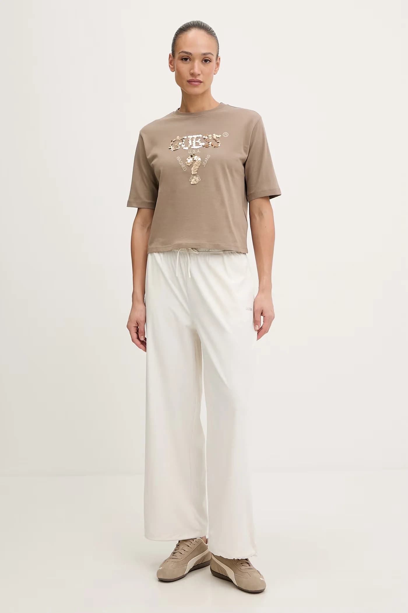 Хлопковая футболка AURLIE - фото 2