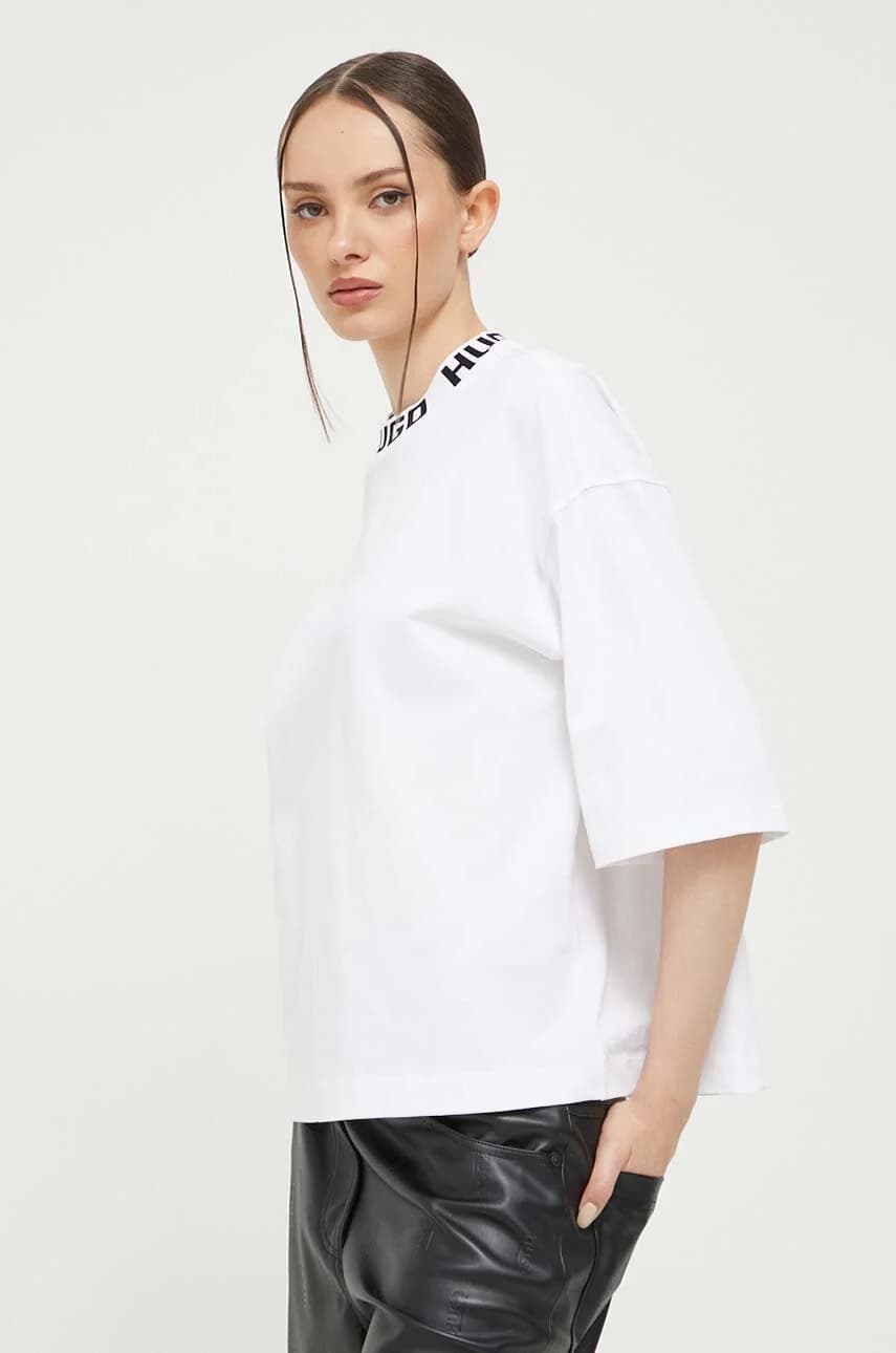 Хлопковая футболка Dinaya