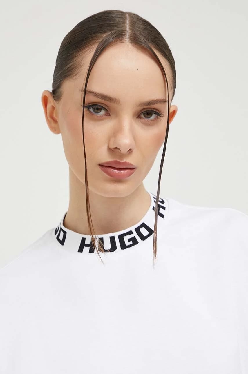 Хлопковая футболка Dinaya - фото 4