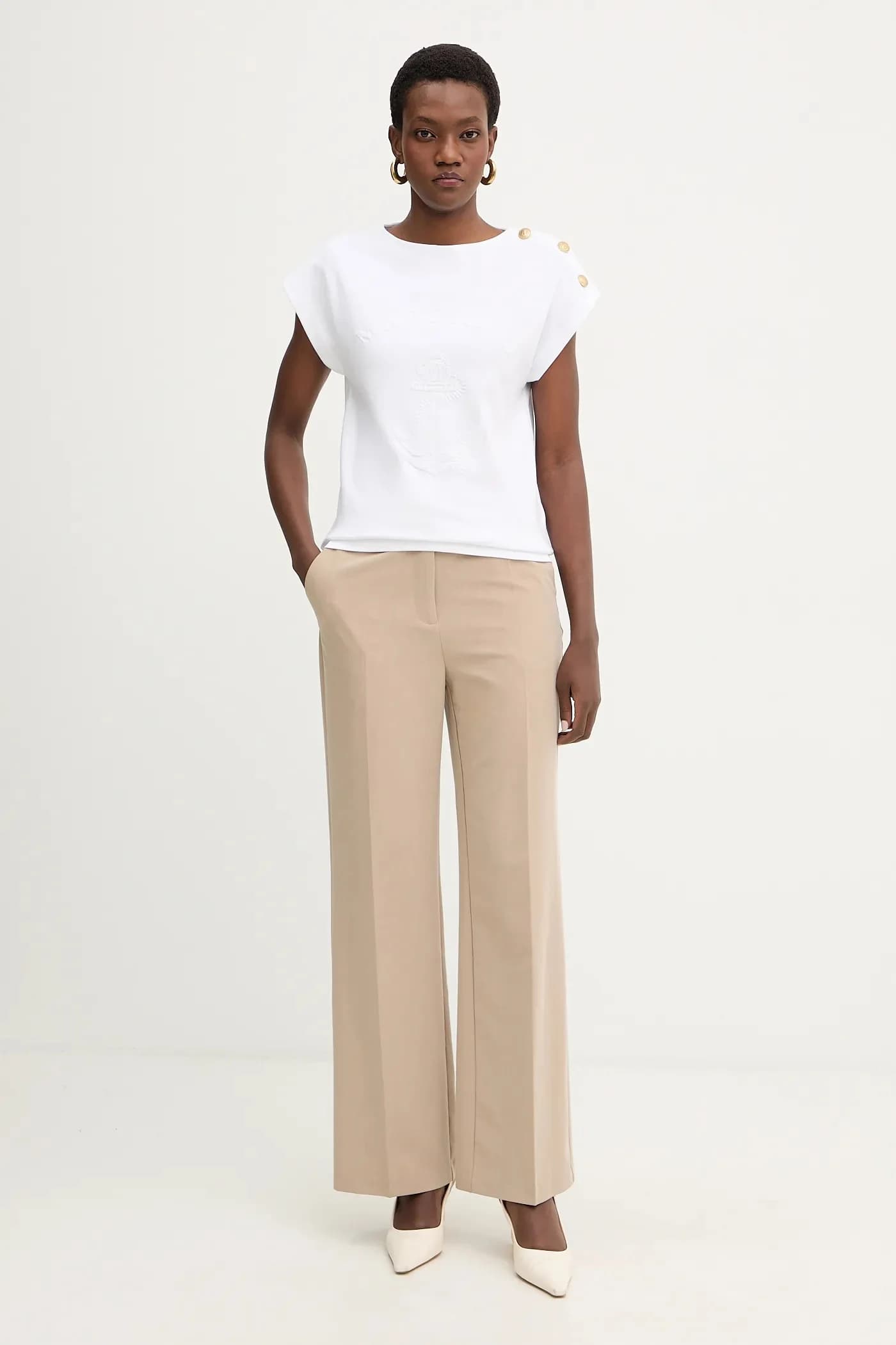 хлопковая футболка LYRIS - фото 2