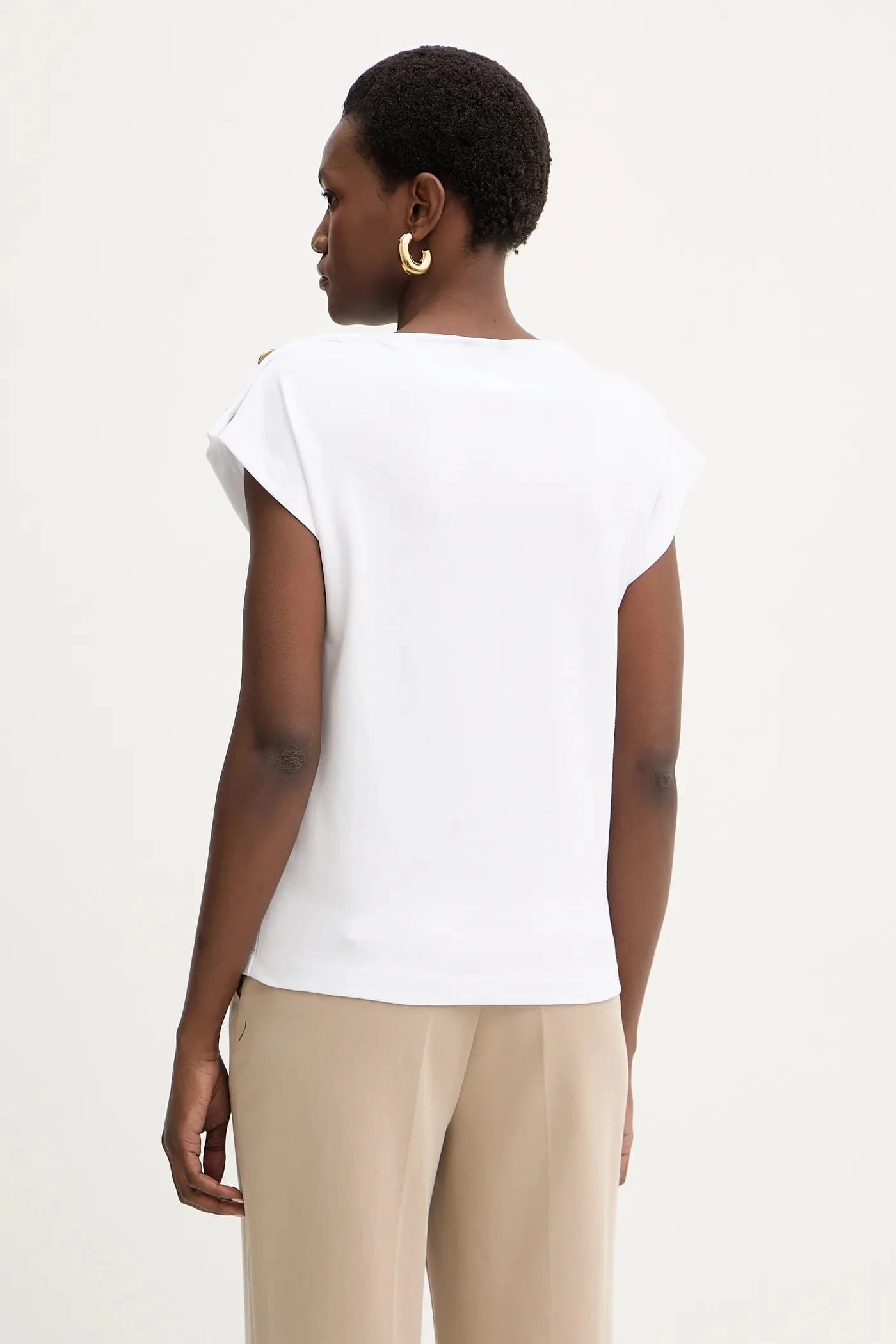 хлопковая футболка LYRIS - фото 3