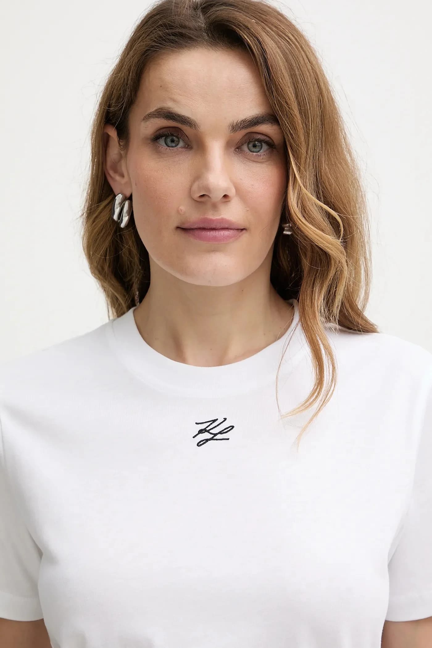 Хлопковая футболка KL ESSENTIAL - фото 4