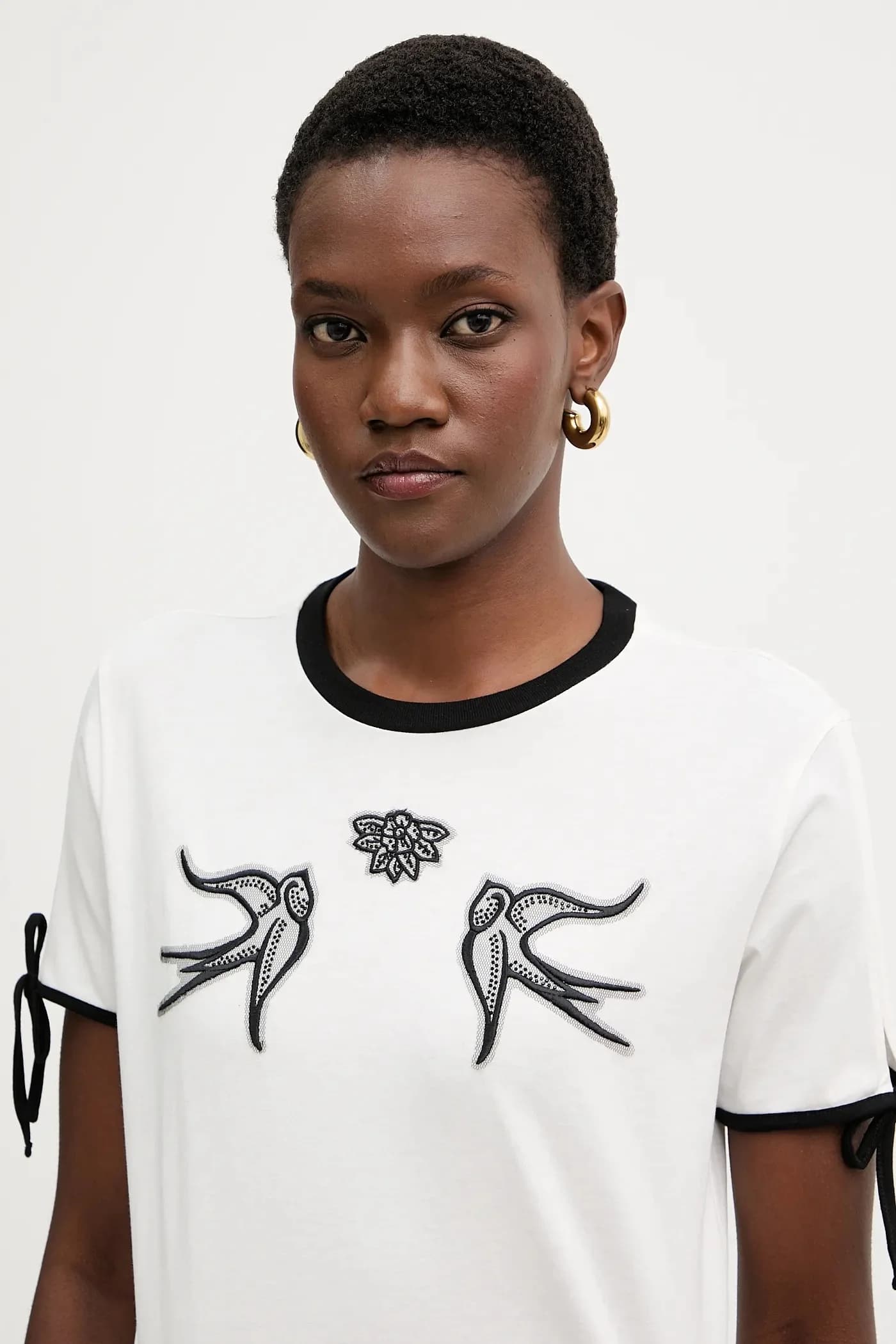 Хлопковая футболка - фото 4