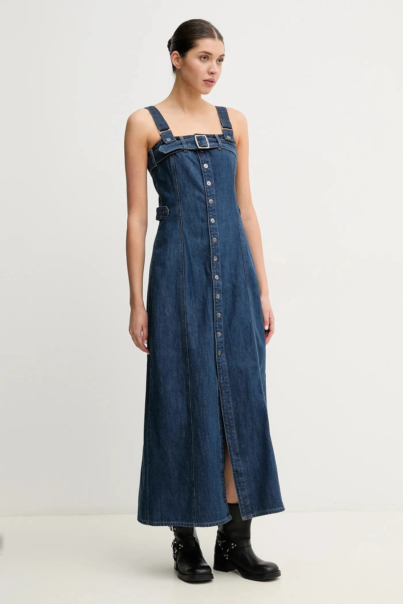 Джинсовое платье - фото 3