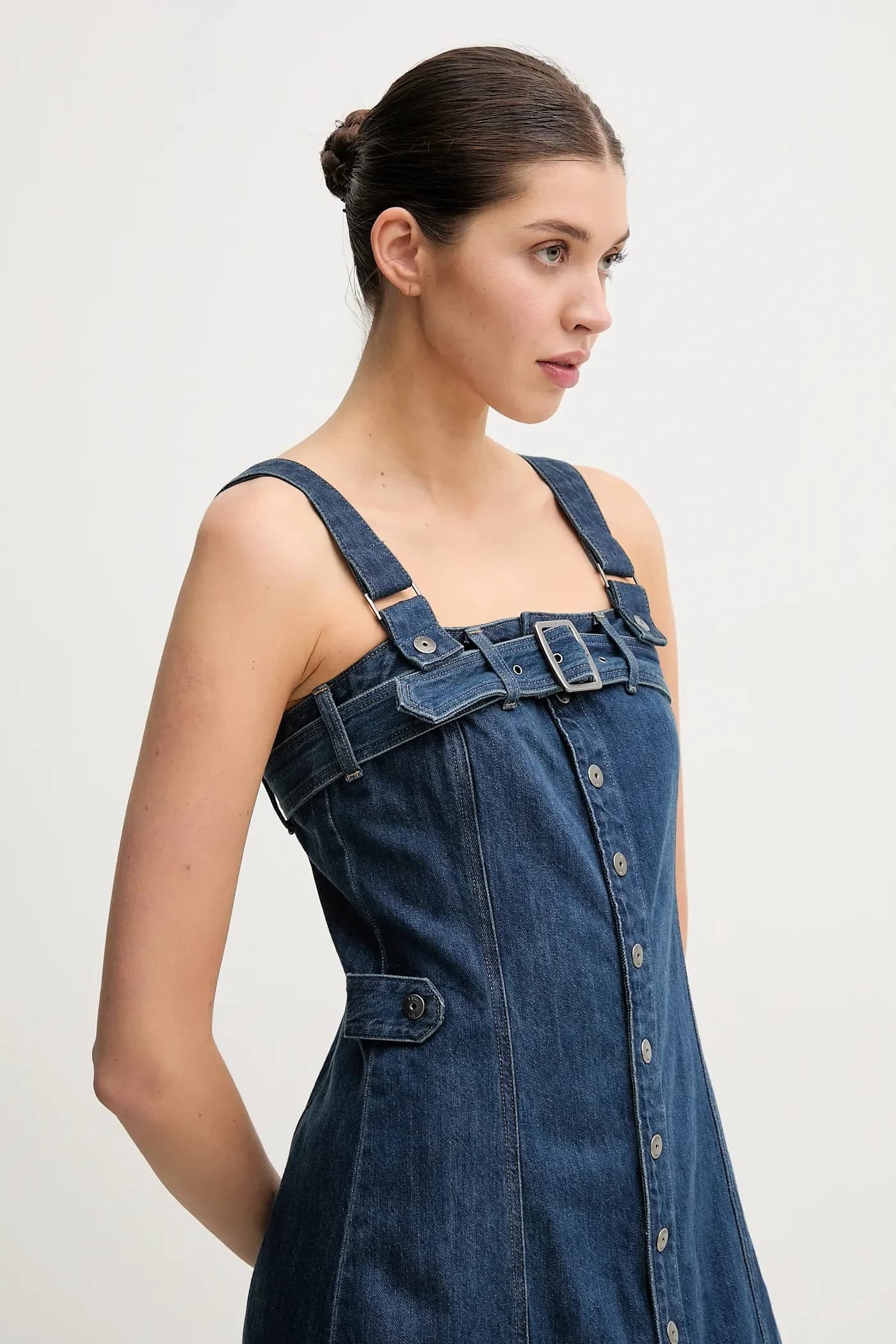 Джинсовое платье - фото 4