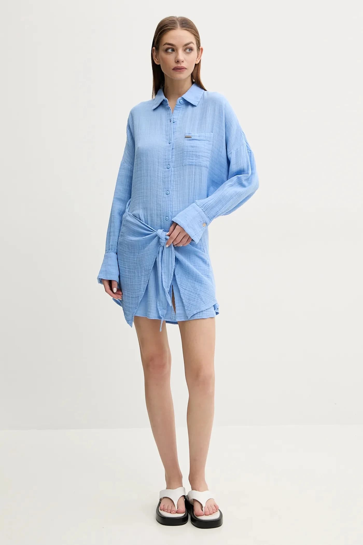 Хлопковое платье - фото 2