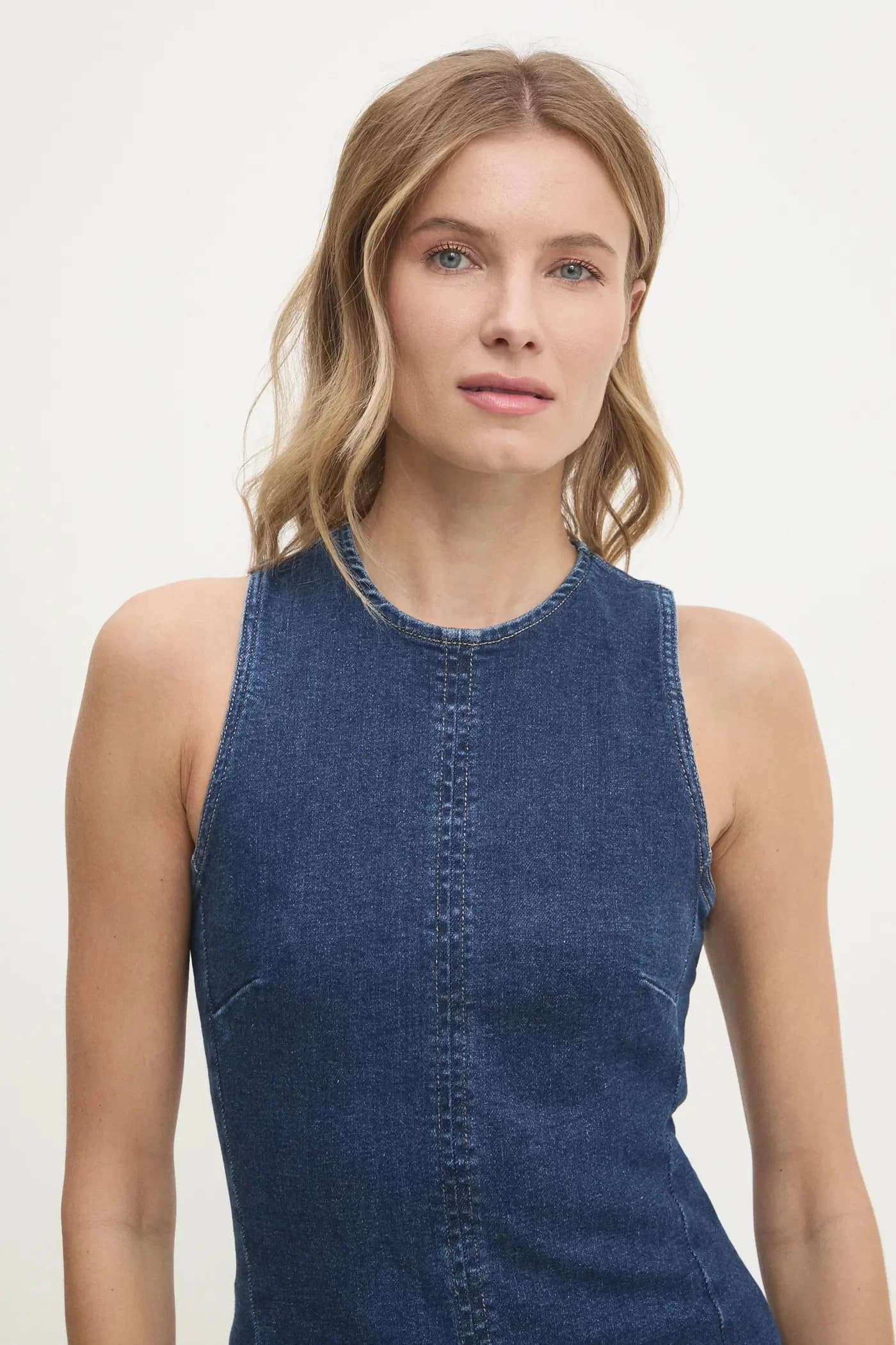 Джинсовое платье - фото 4