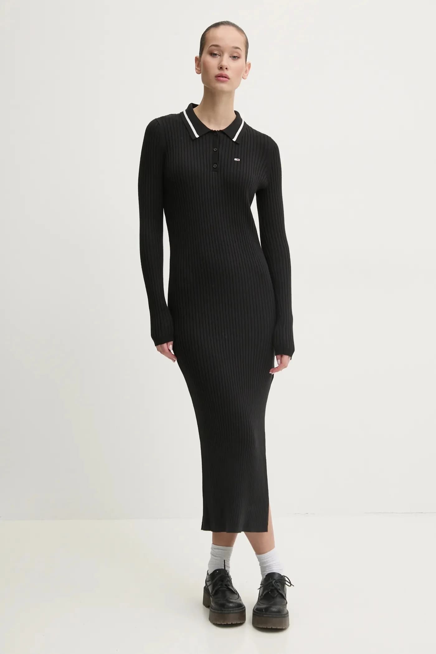 Платье из смесовой шерсти