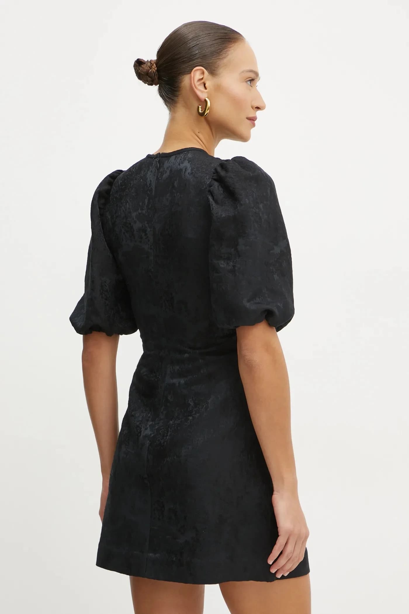 Платье из смесовой шерсти - фото 3