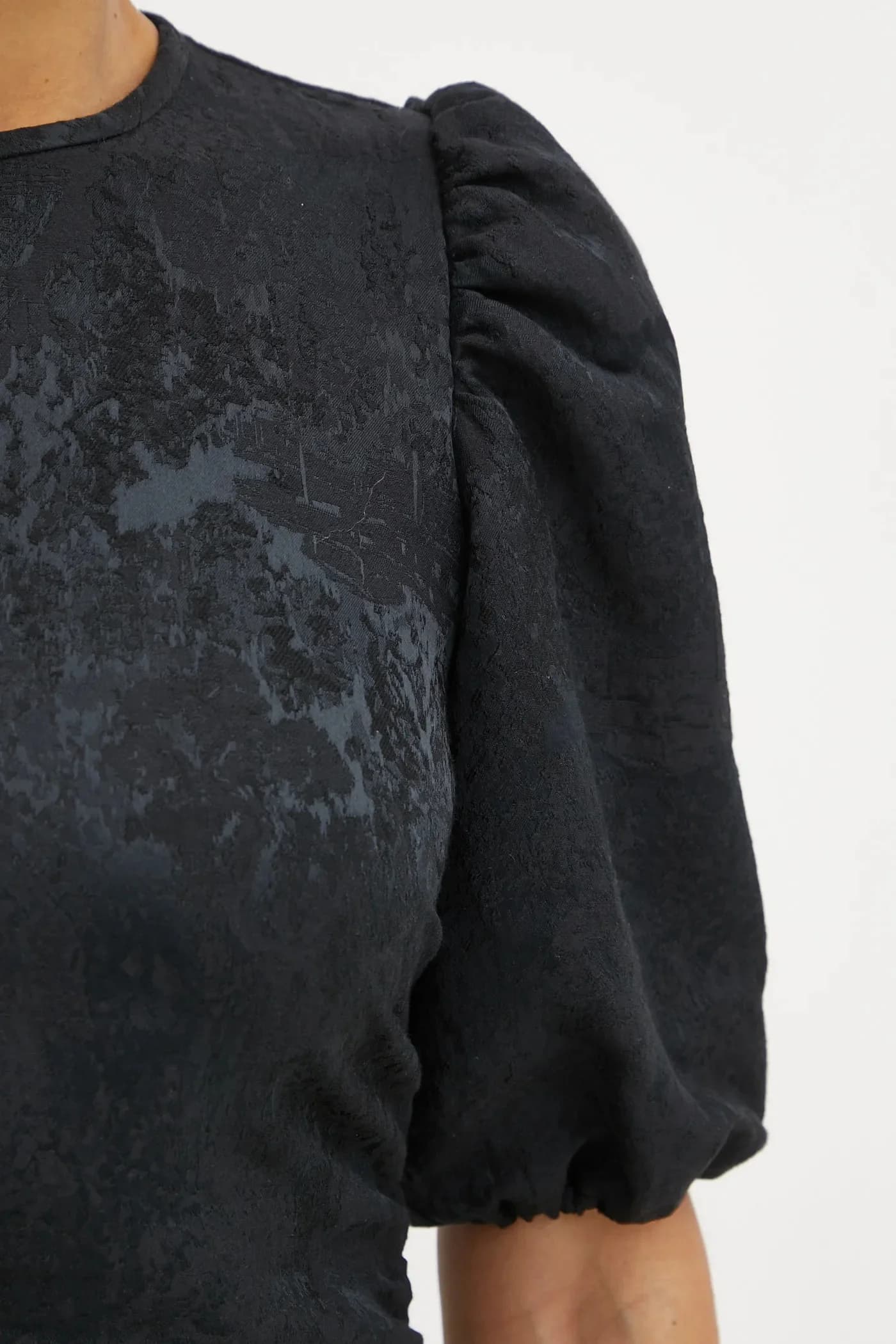 Платье из смесовой шерсти - фото 5