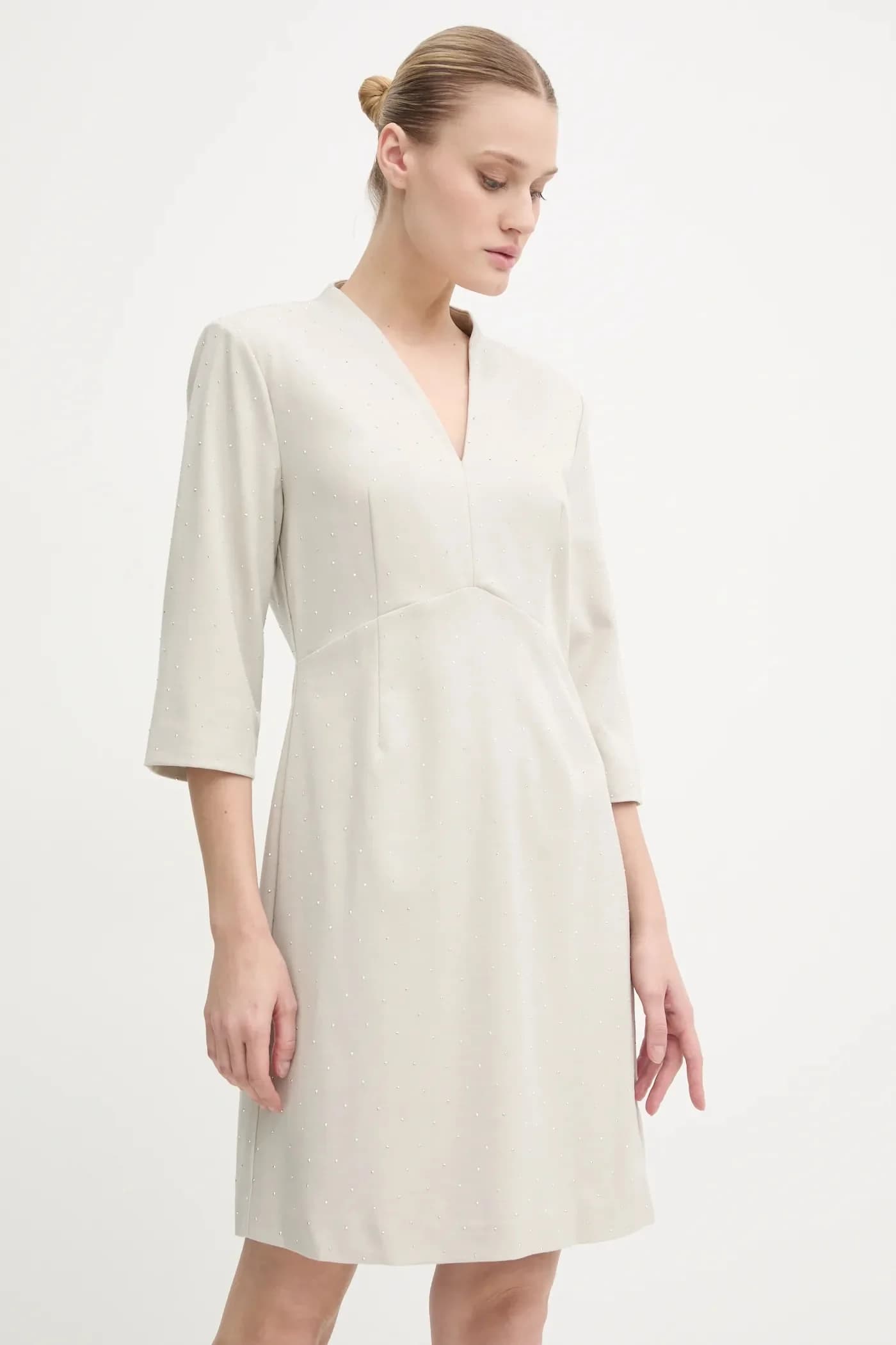 Платье из смесовой шерсти