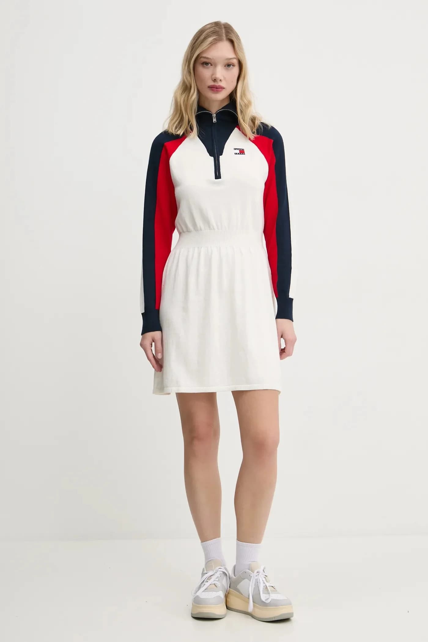 Платье из смесовой шерсти - фото 2