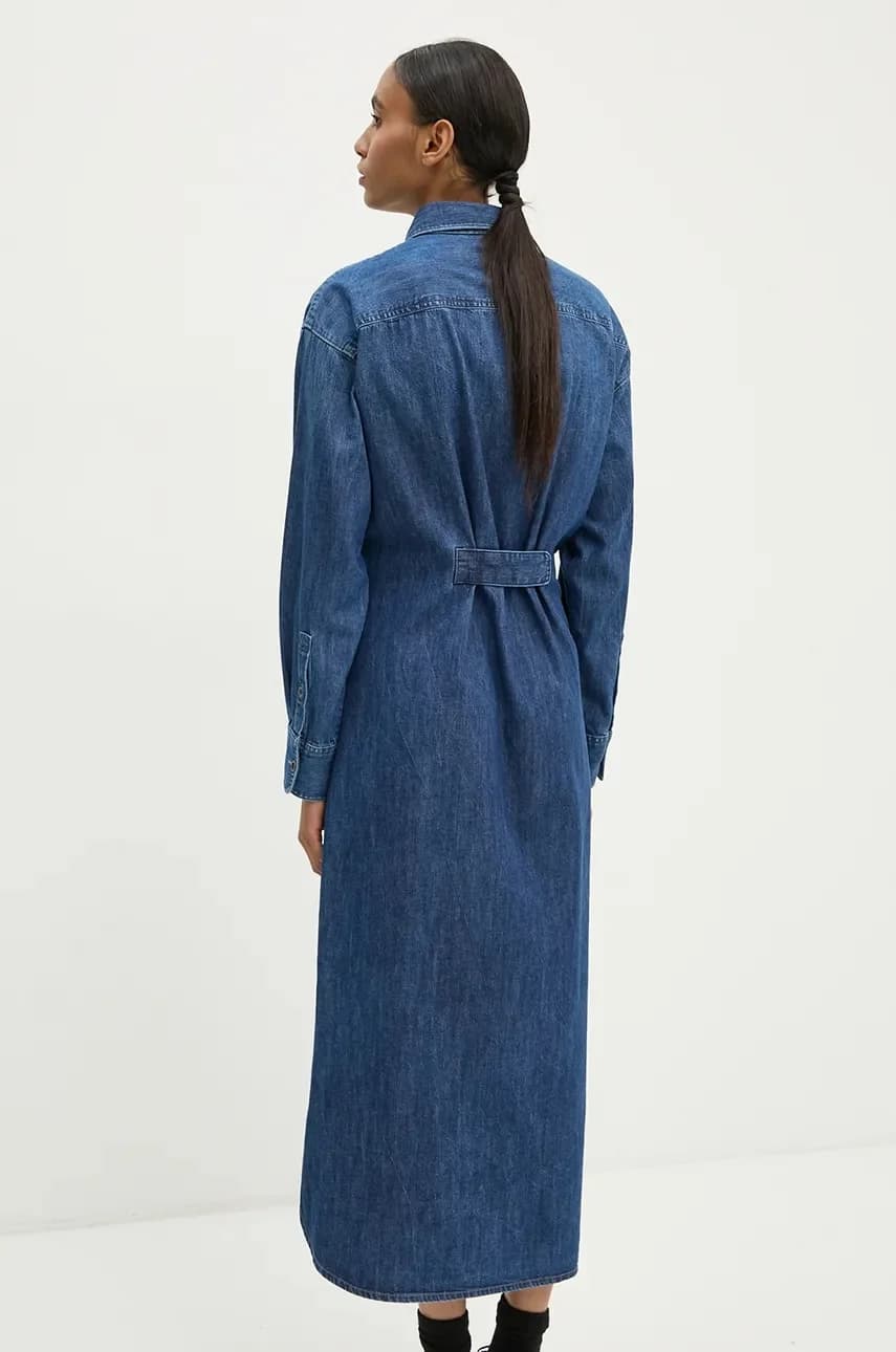 Джинсовое платье - фото 2