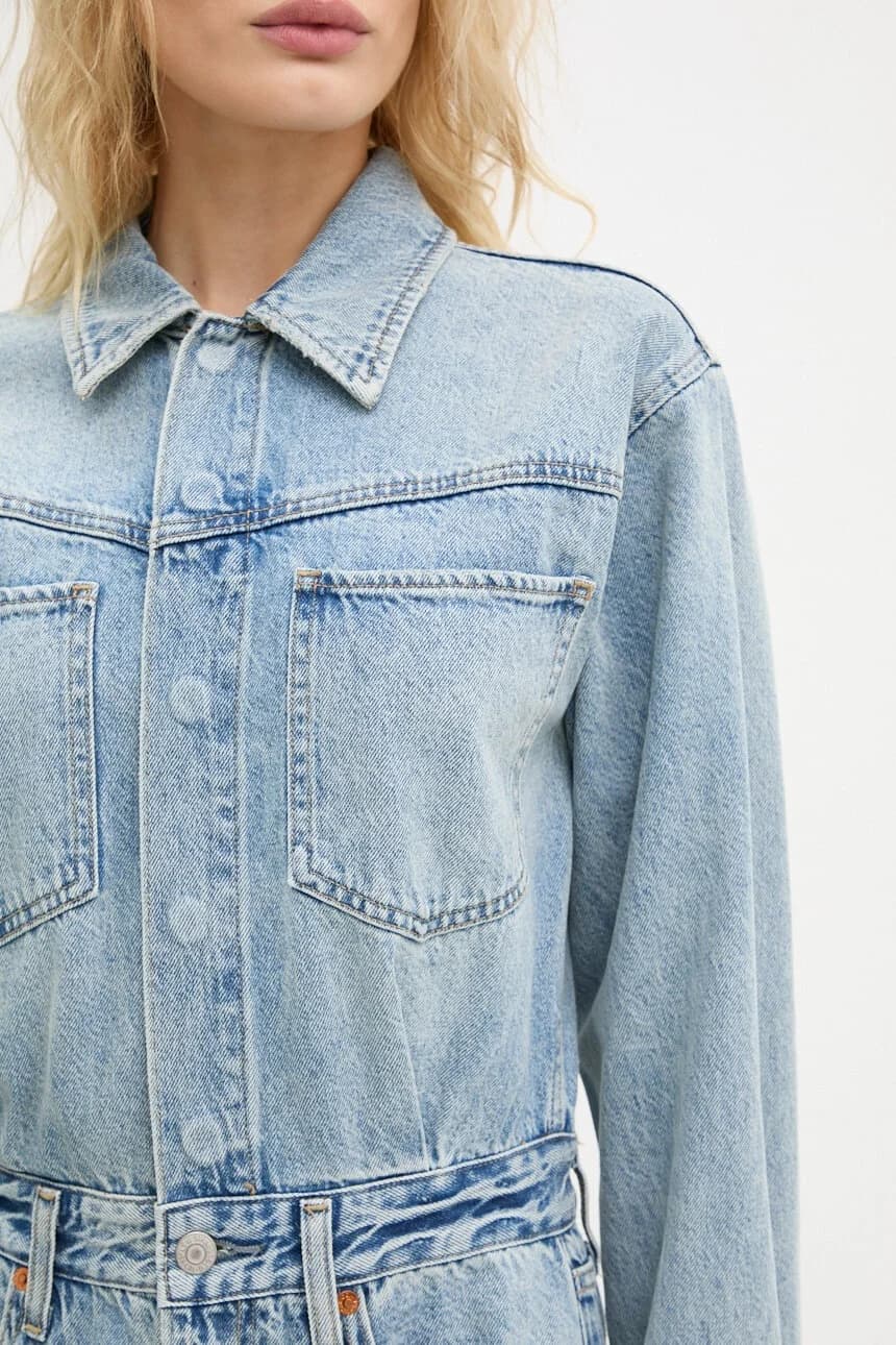 Джинсовое платье - фото 5