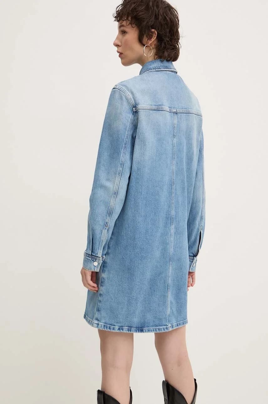 Джинсовое платье - фото 3