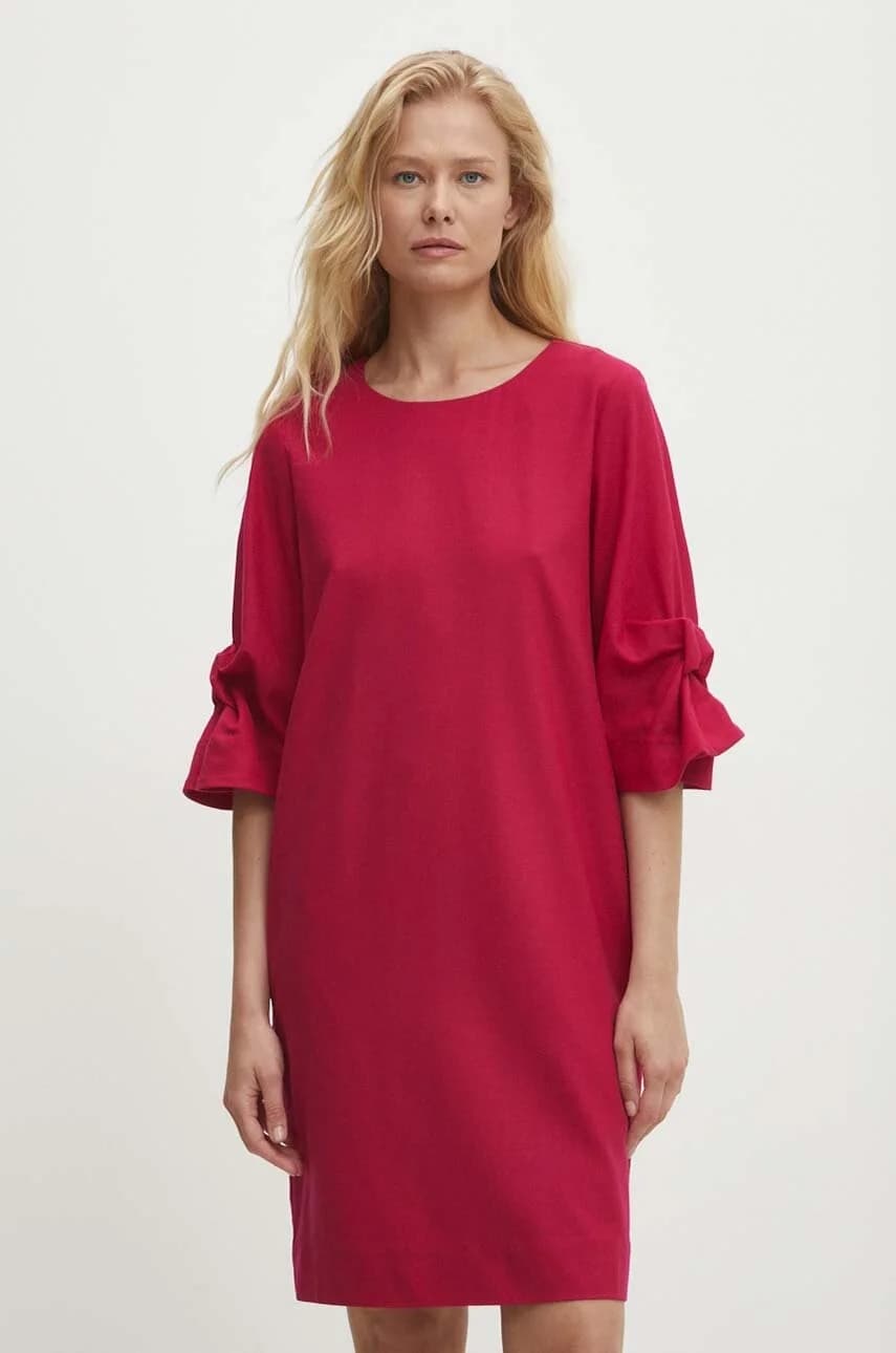 Шерстяное платье