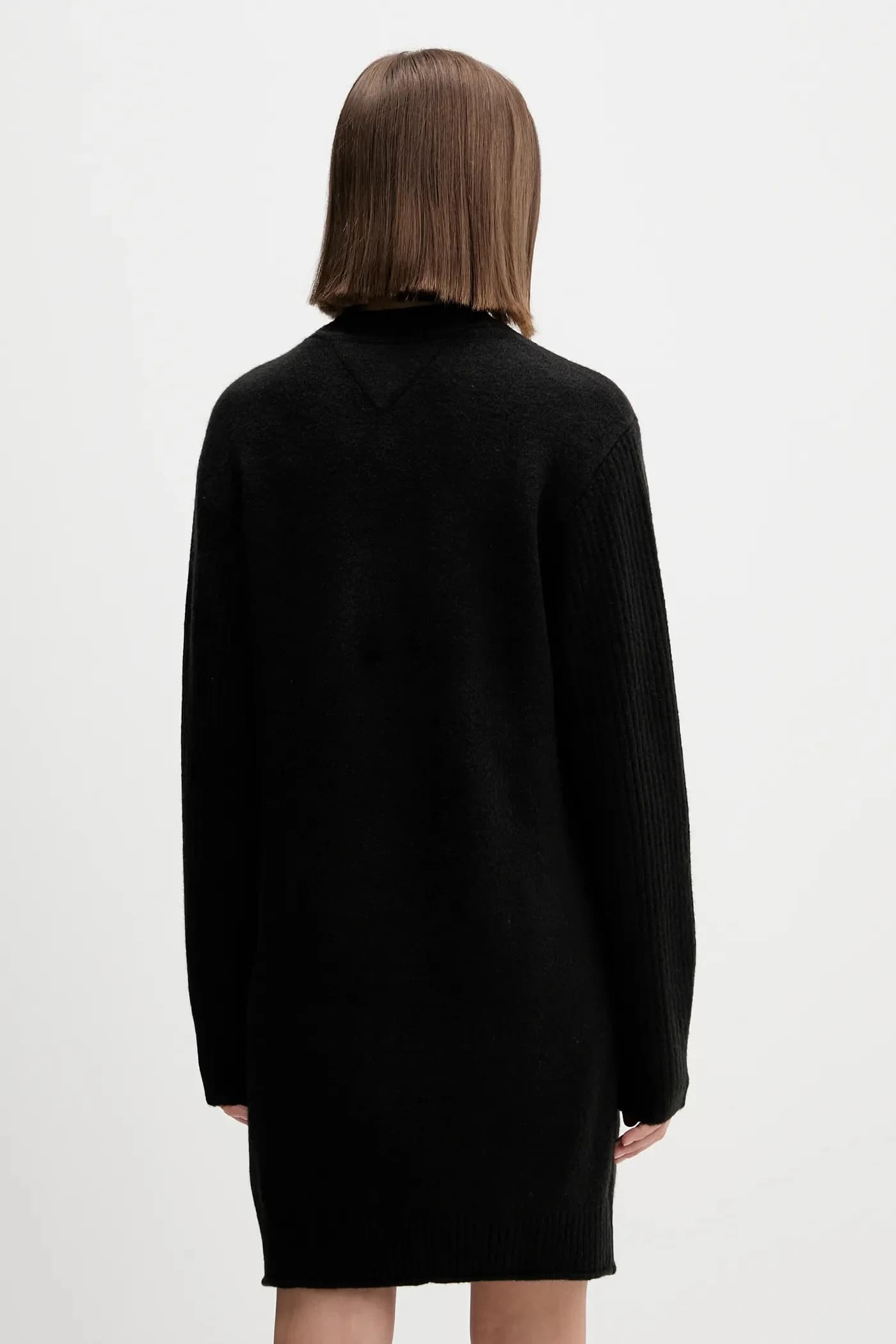 Платье из смесовой шерсти - фото 3