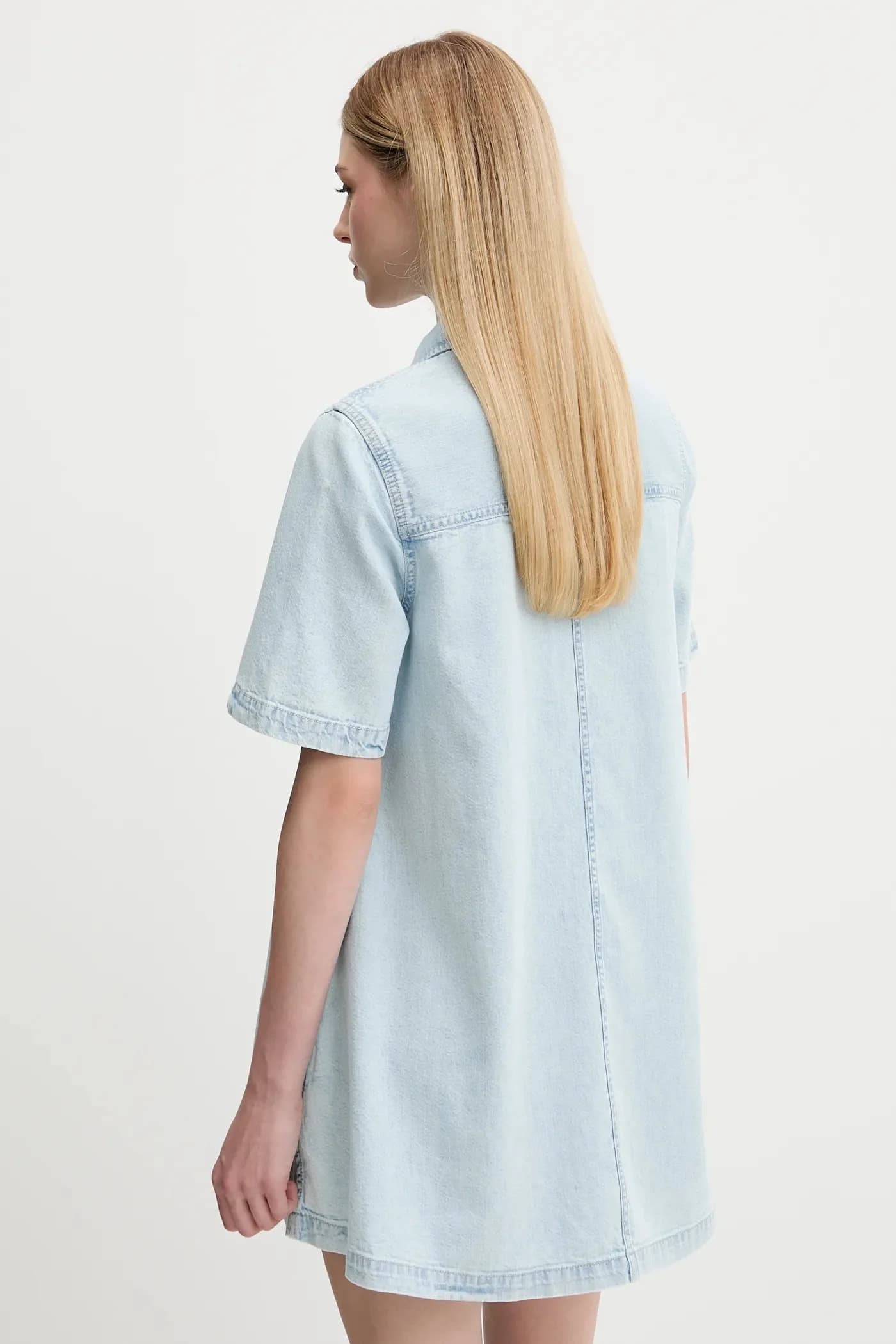 Джинсовое платье - фото 3