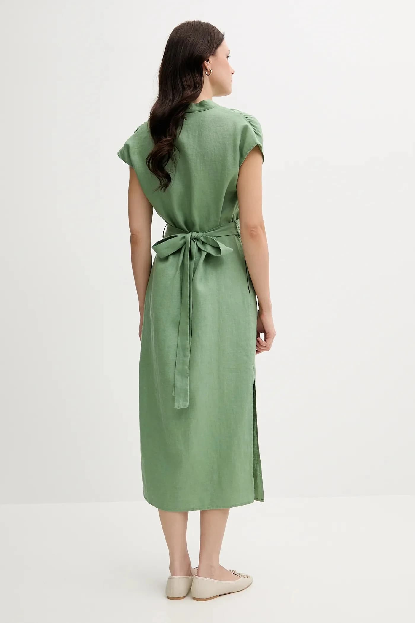 Льняное платье - фото 3