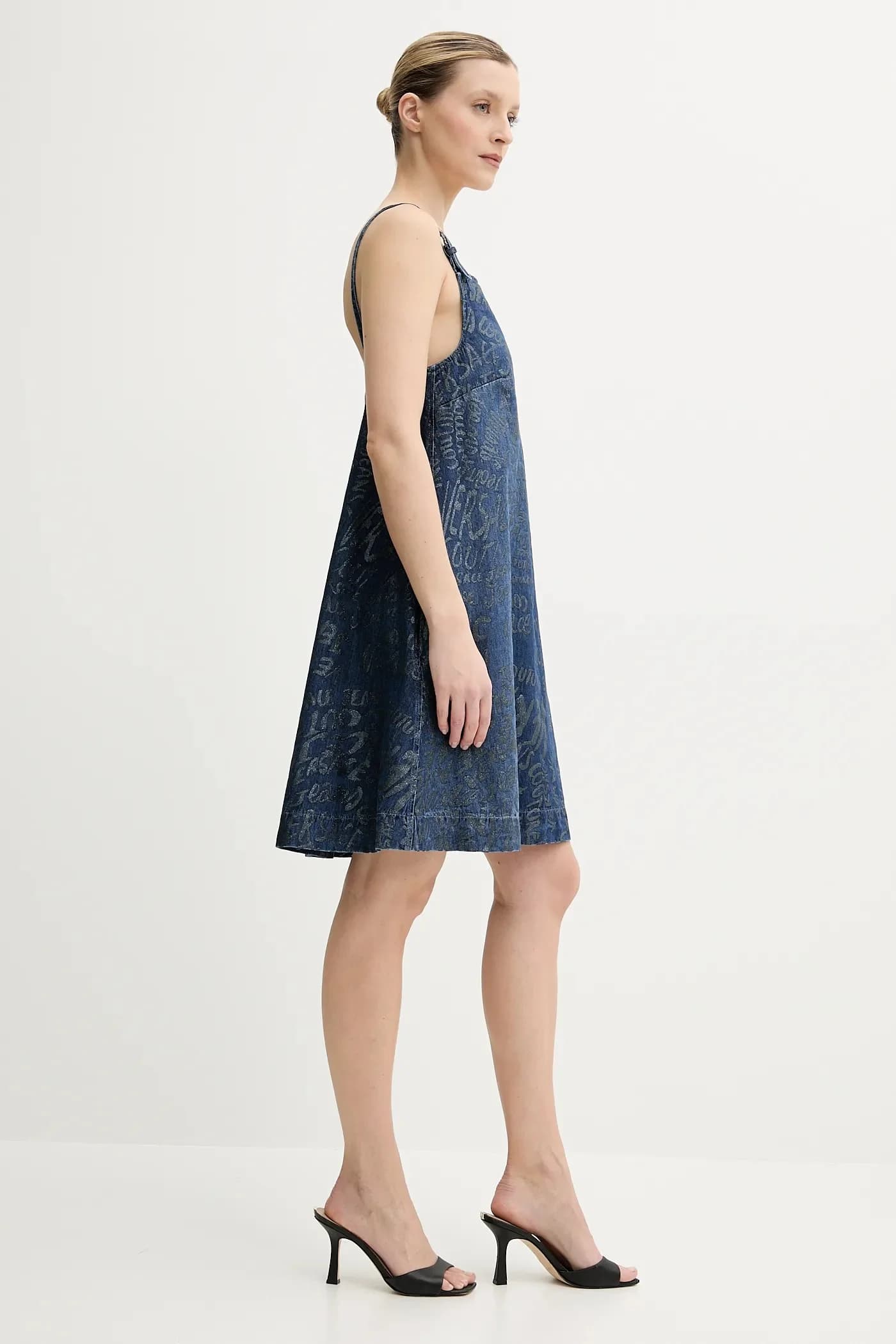 Джинсовое платье - фото 2