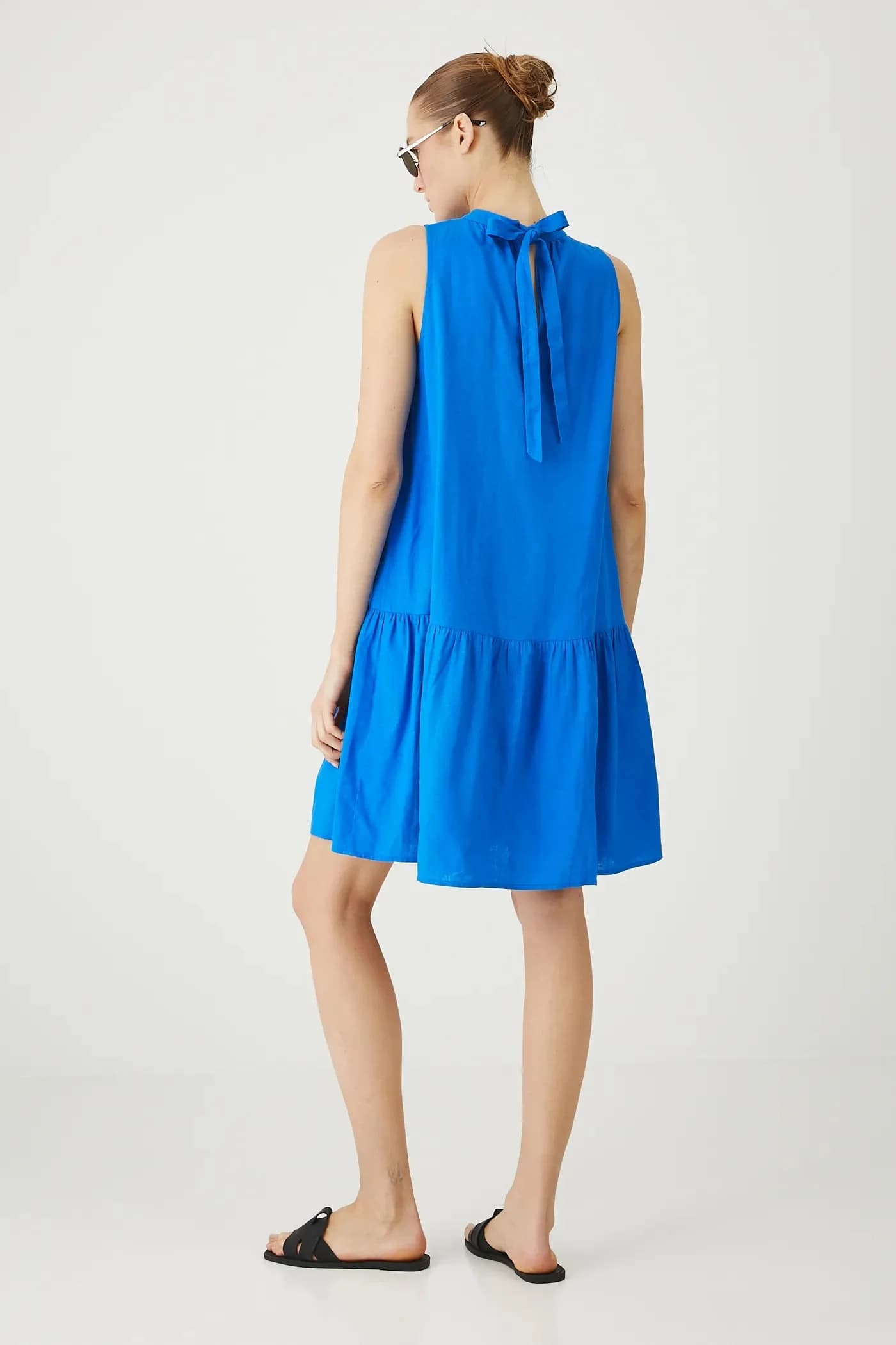 Льняное платье - фото 2