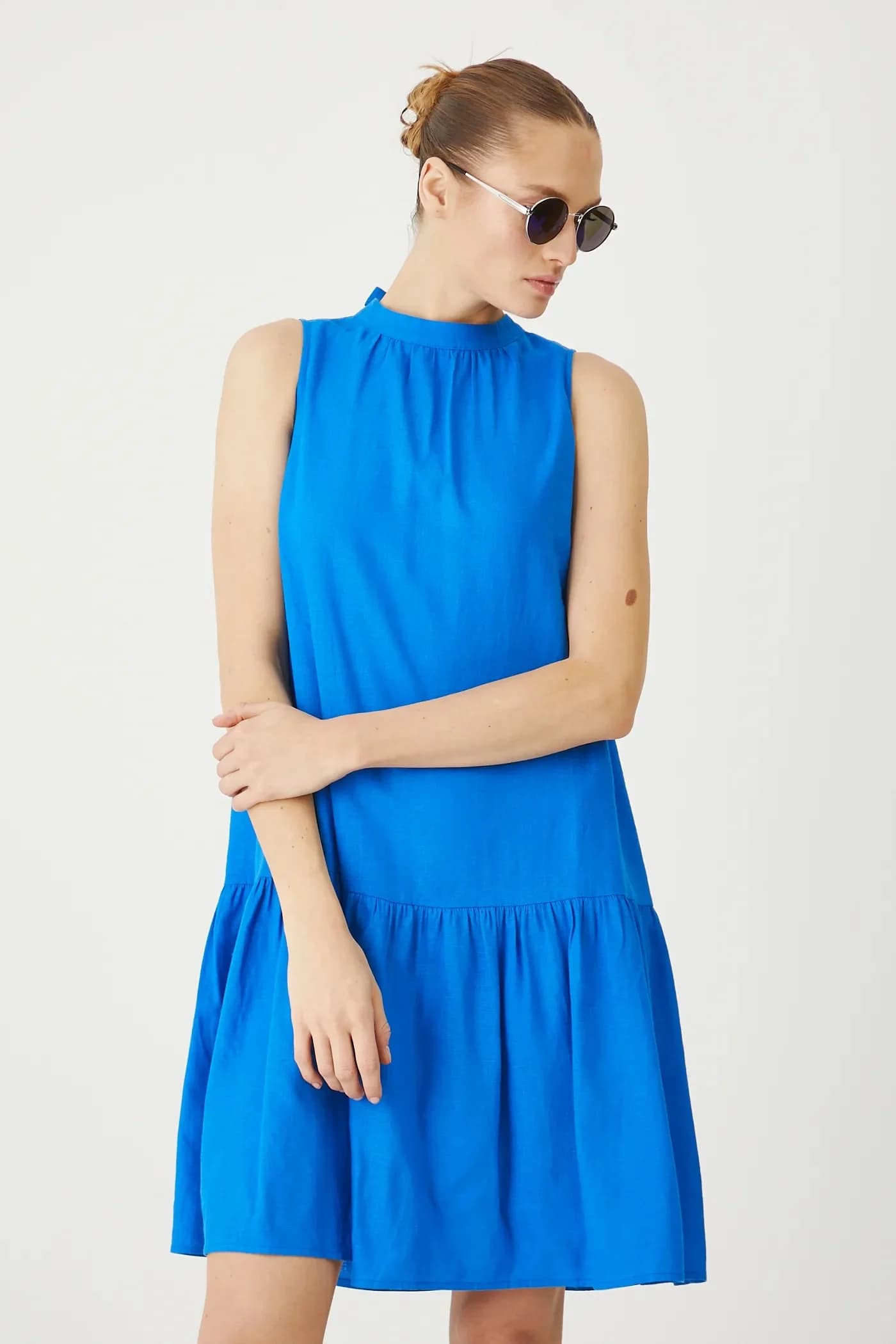 Льняное платье - фото 3