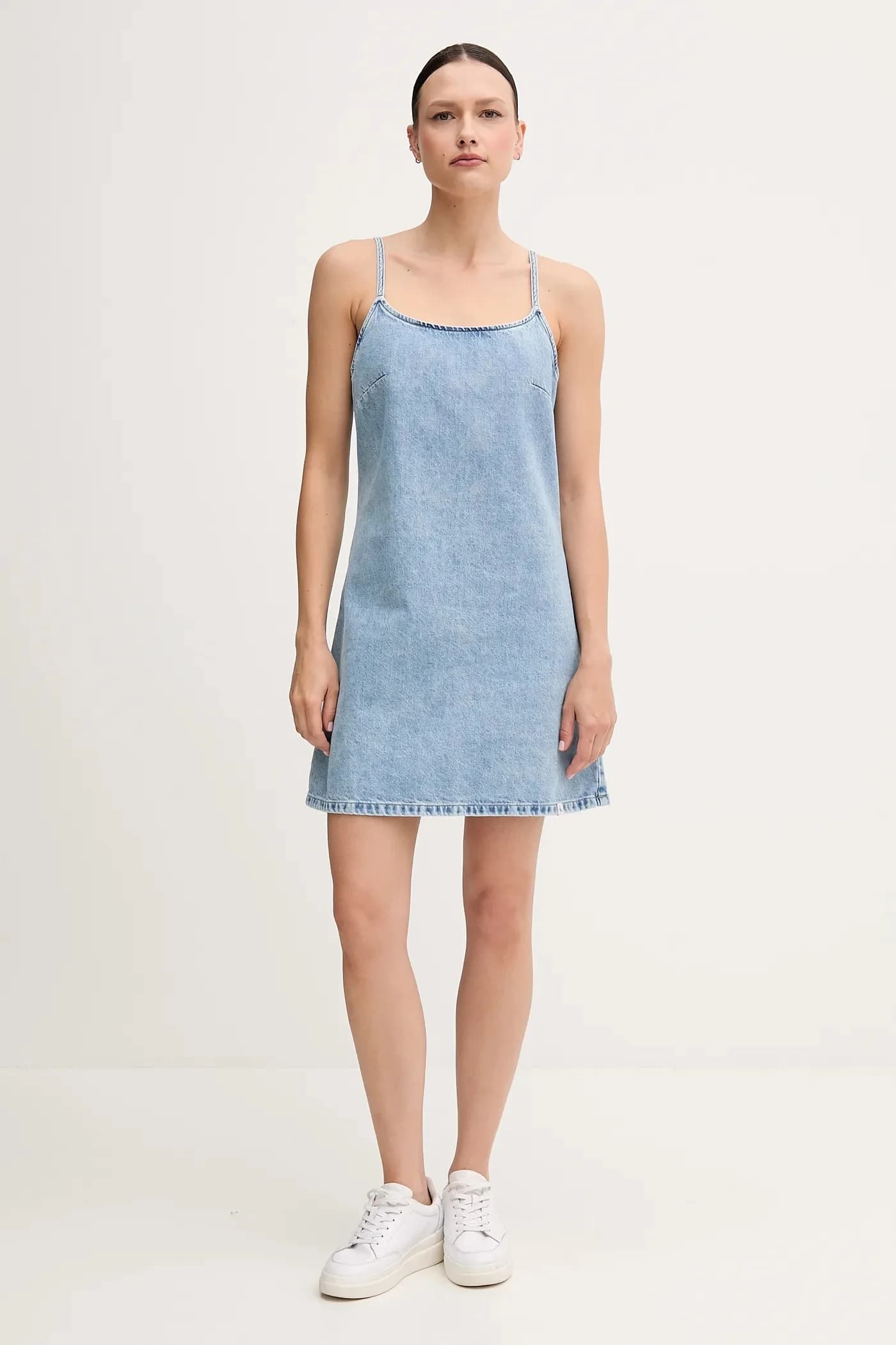 Джинсовое платье - фото 2