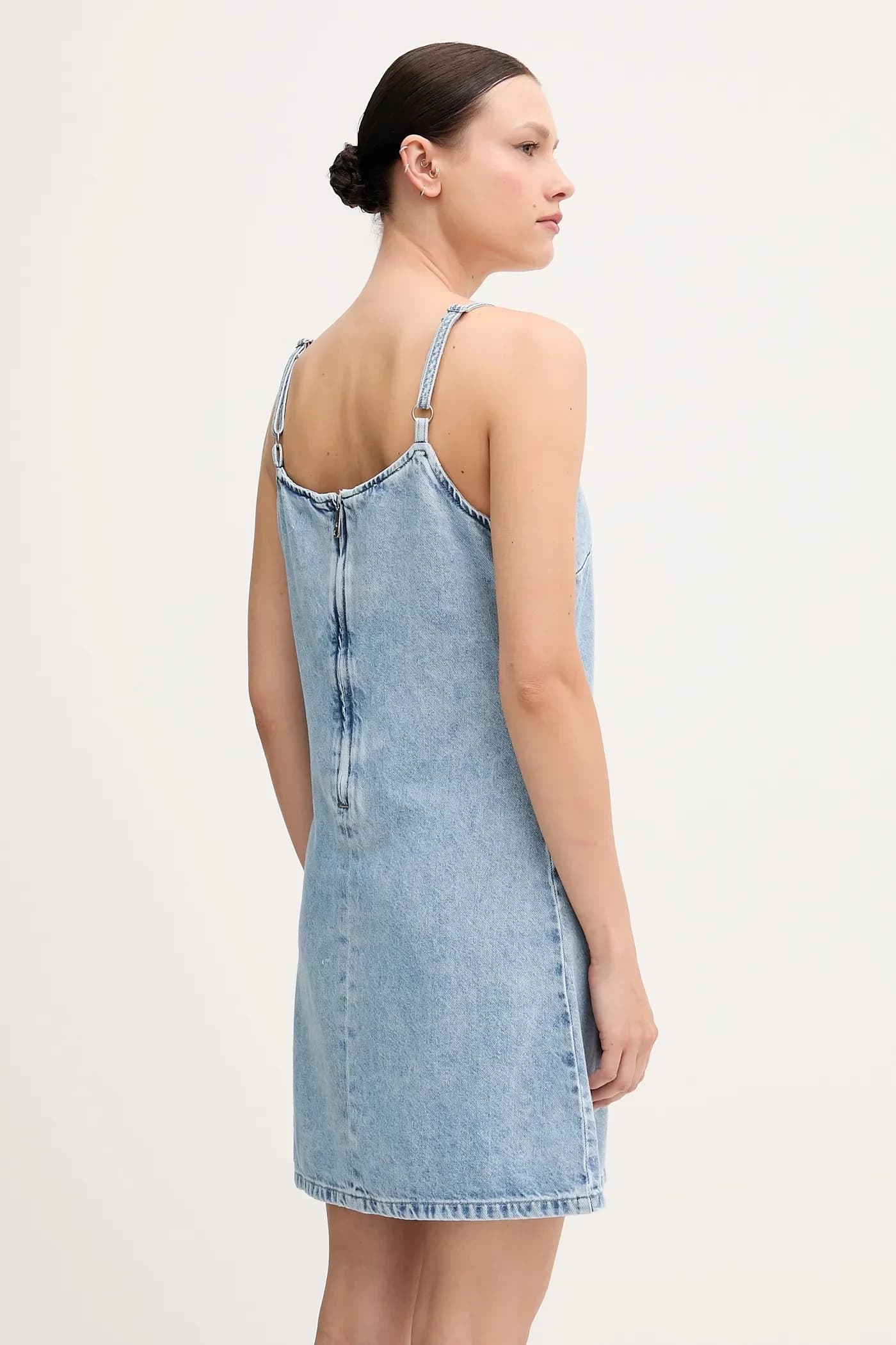 Джинсовое платье - фото 3