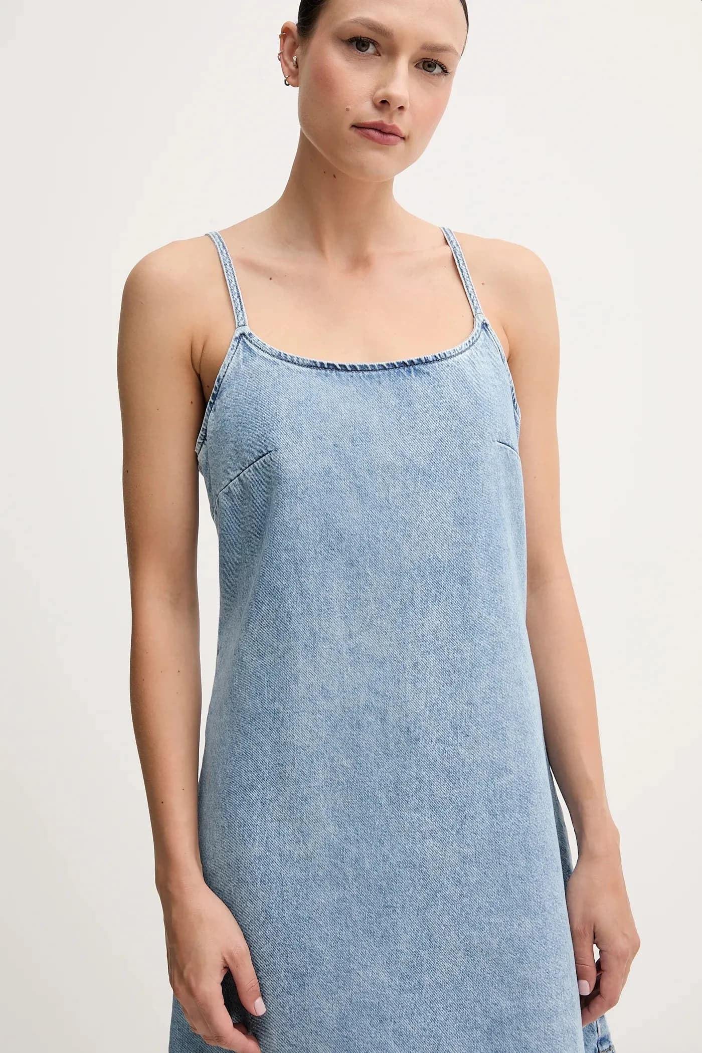 Джинсовое платье - фото 4