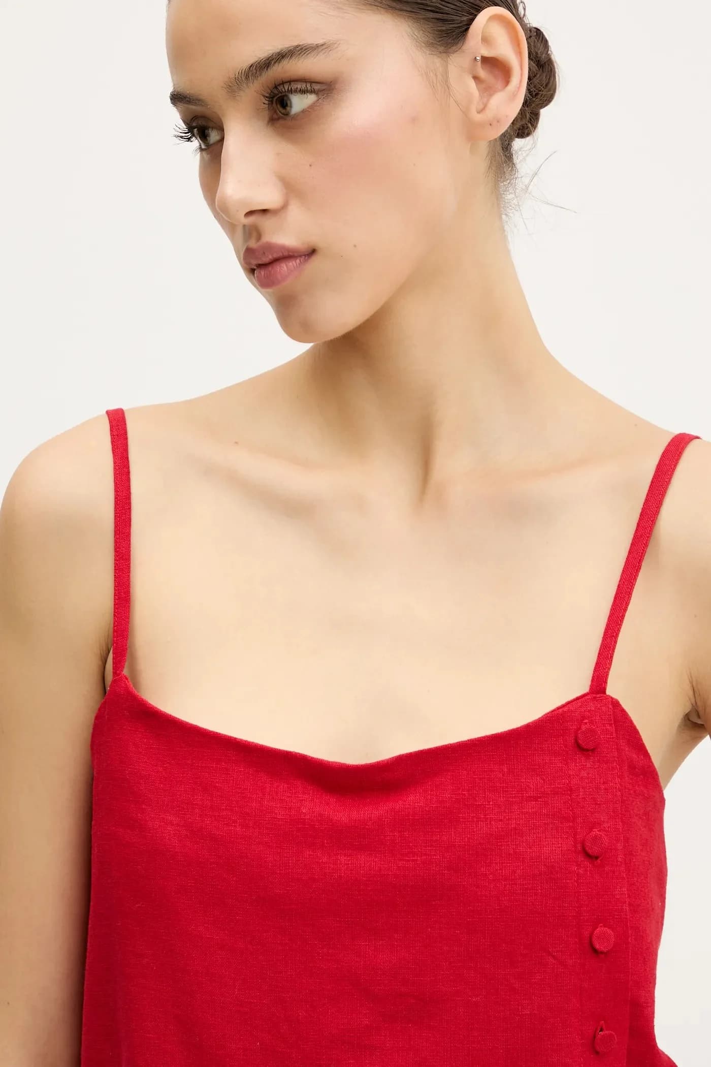 Льняное платье - фото 4