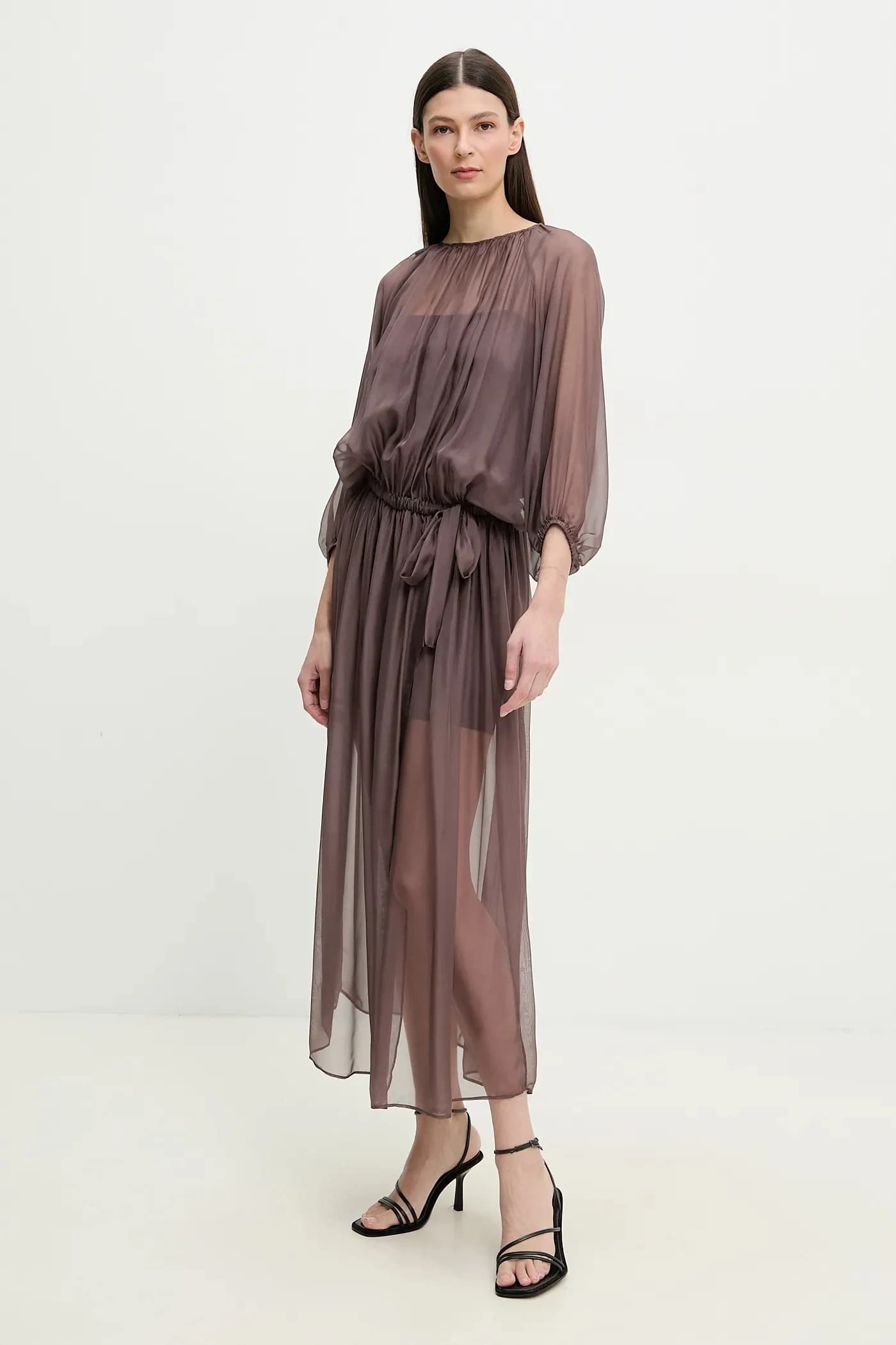 Шелковое платье - фото 2