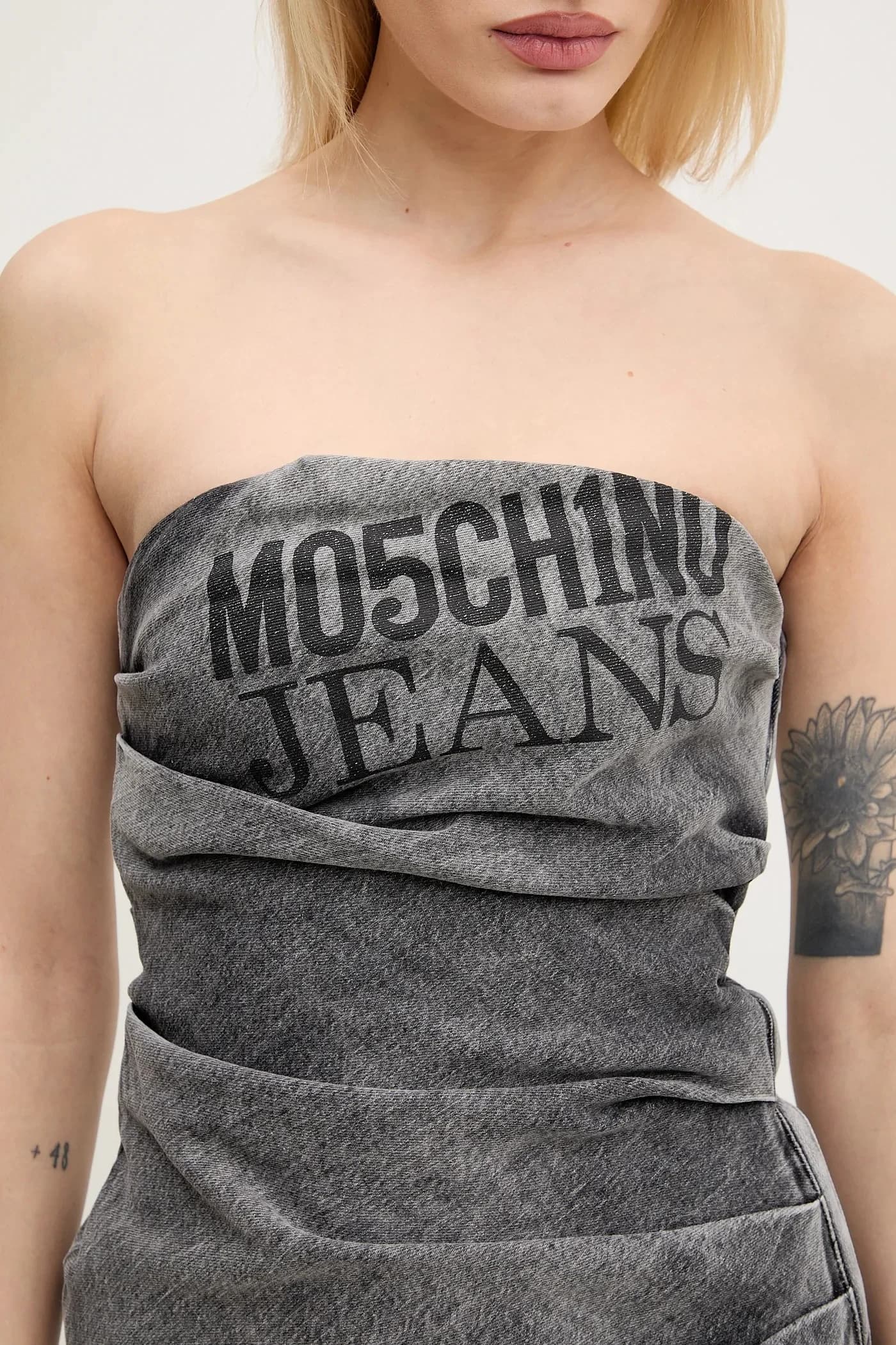 Джинсовое платье - фото 5