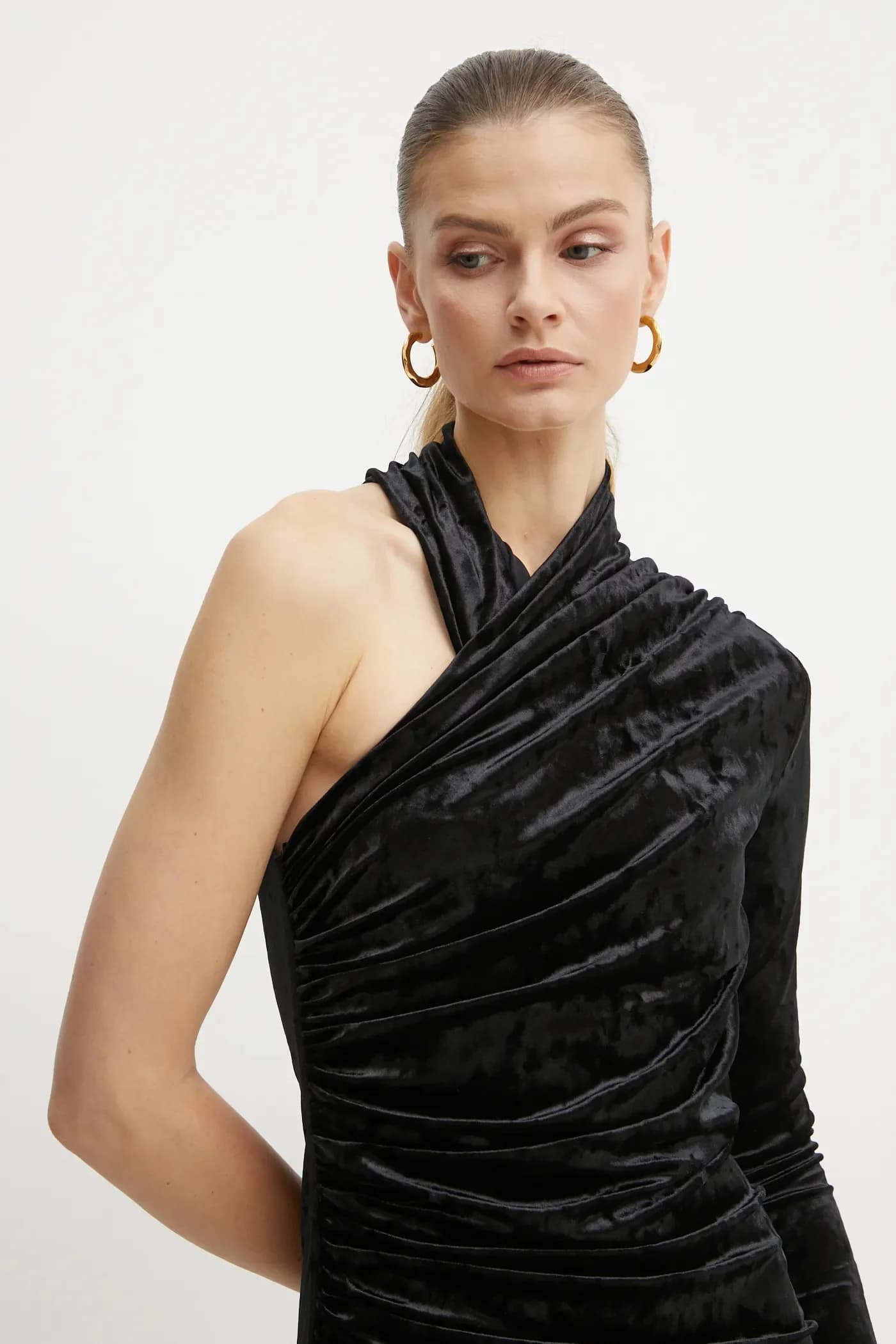 Велюровое платье - фото 4