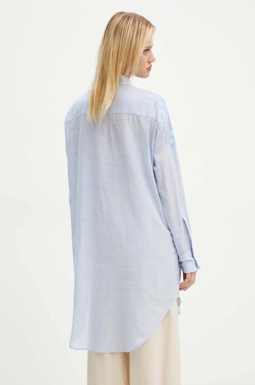 Платье-рубашка ArgeratumBBArdes из хлопка - фото 3