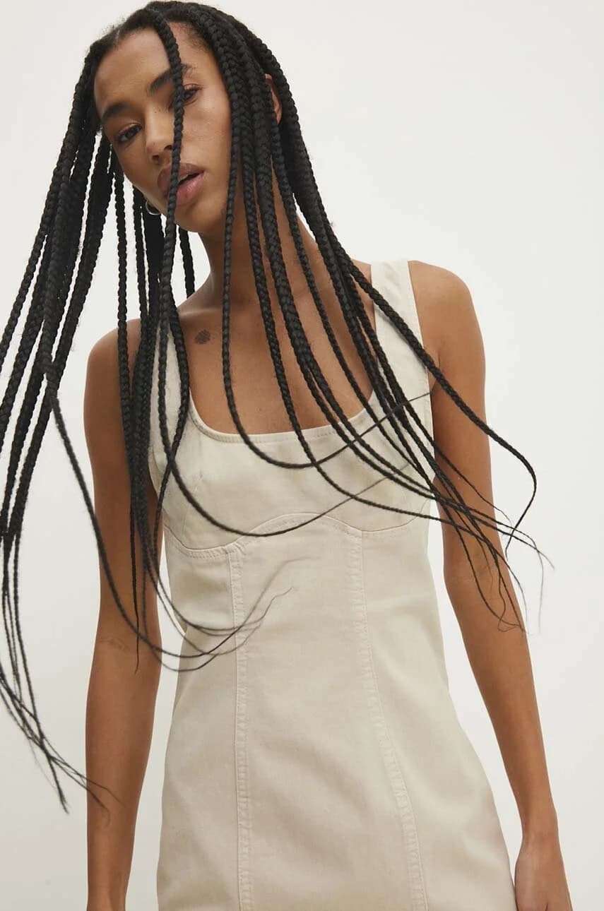 Джинсовое платье - фото 4