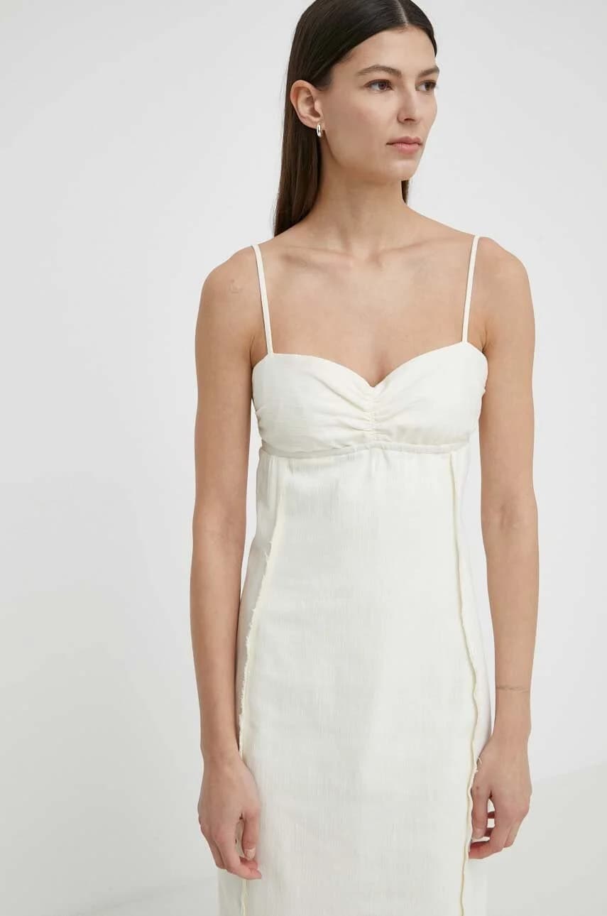 SALIMA платье из смесового льна - фото 4