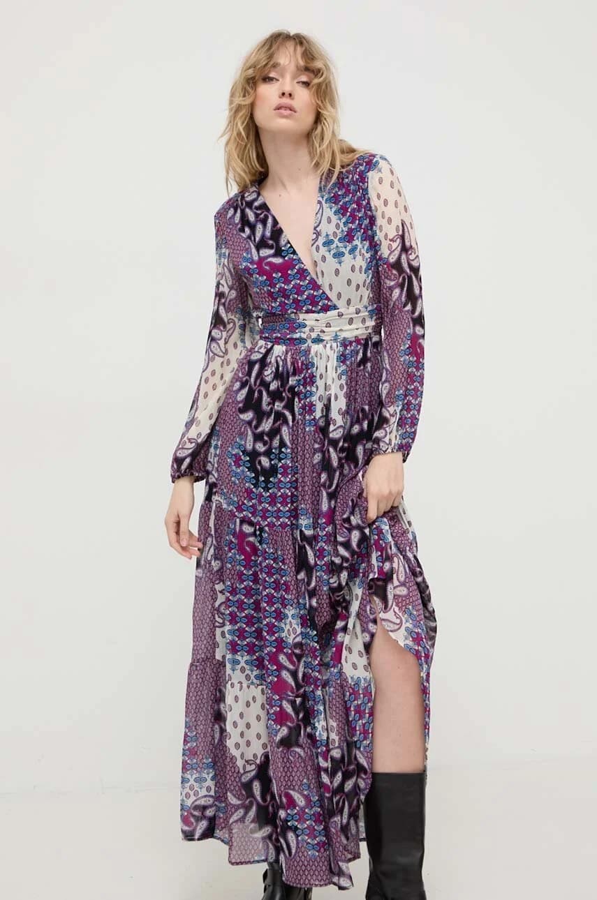 Платье BOSSY из смесового шелка - фото 2