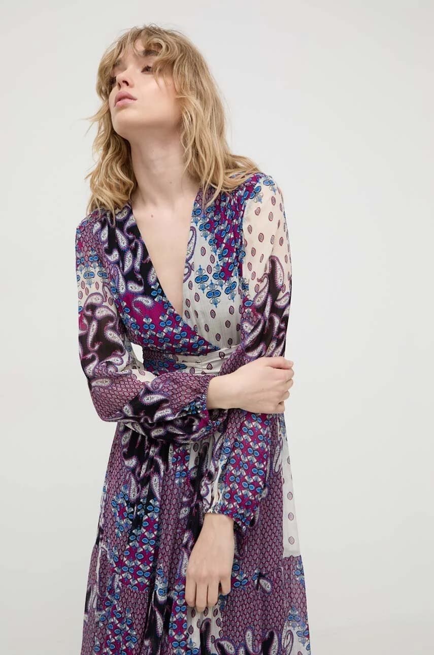 Платье BOSSY из смесового шелка - фото 4