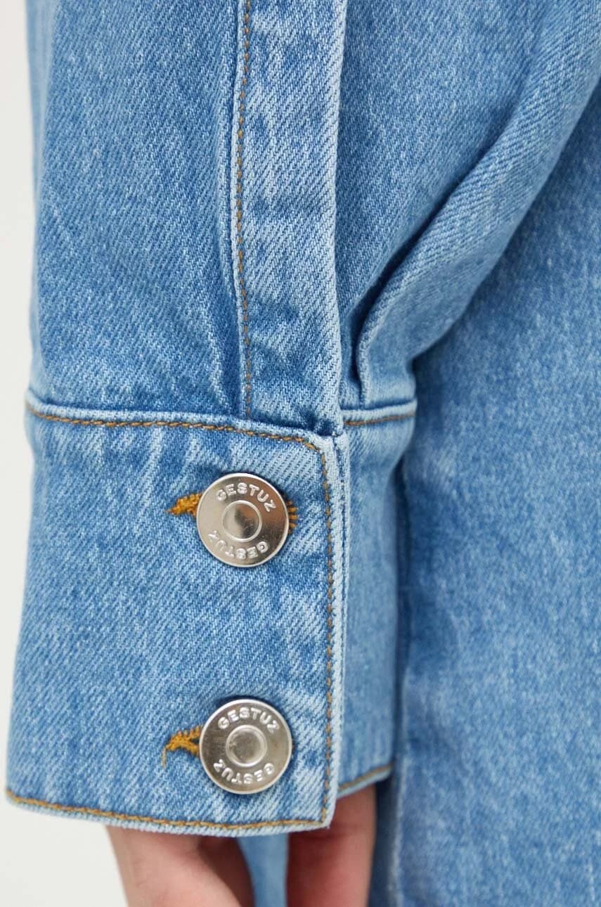 Джинсовое платье - фото 5