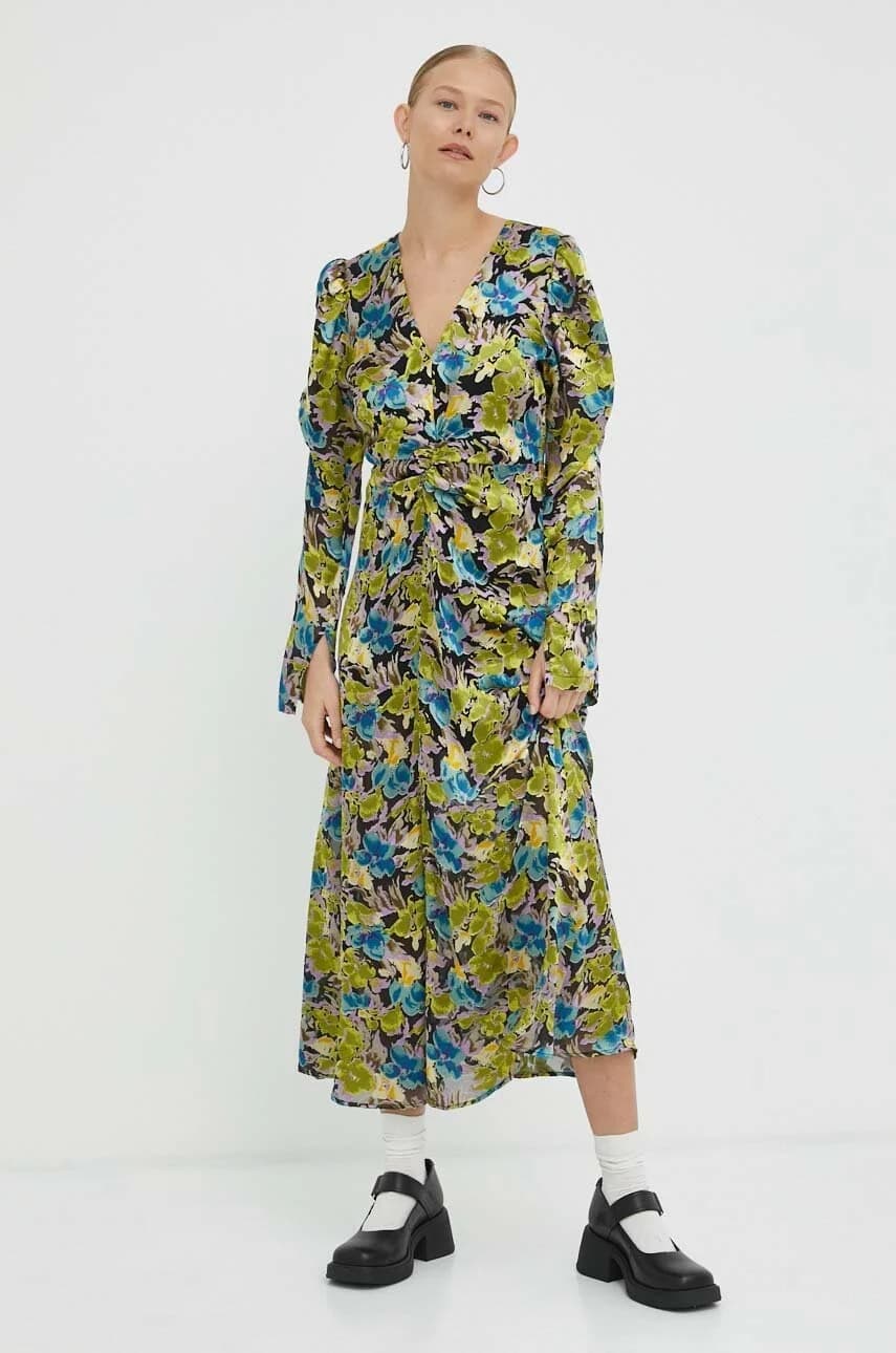 платье Floria из смесового шелка - фото 2