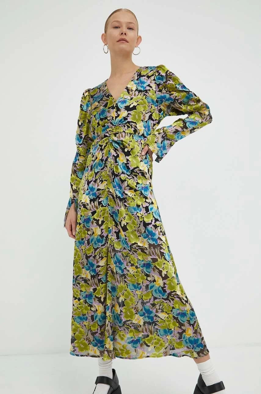 платье Floria из смесового шелка - фото 4