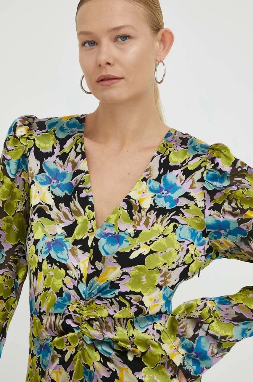 платье Floria из смесового шелка - фото 5