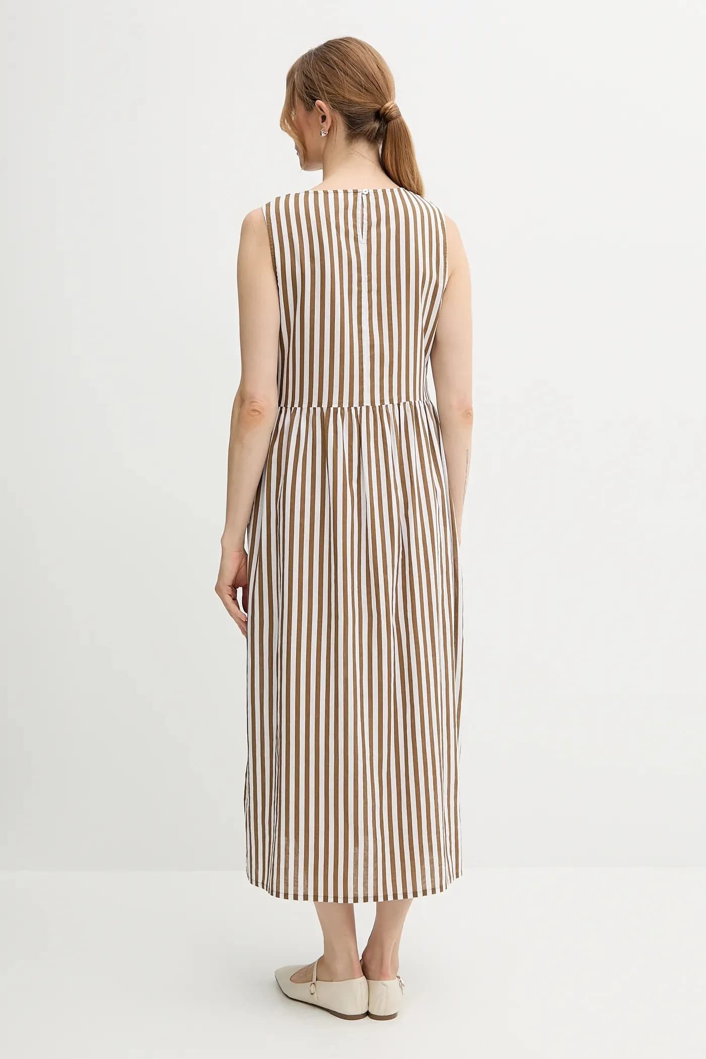 Платье из смесового льна - фото 3