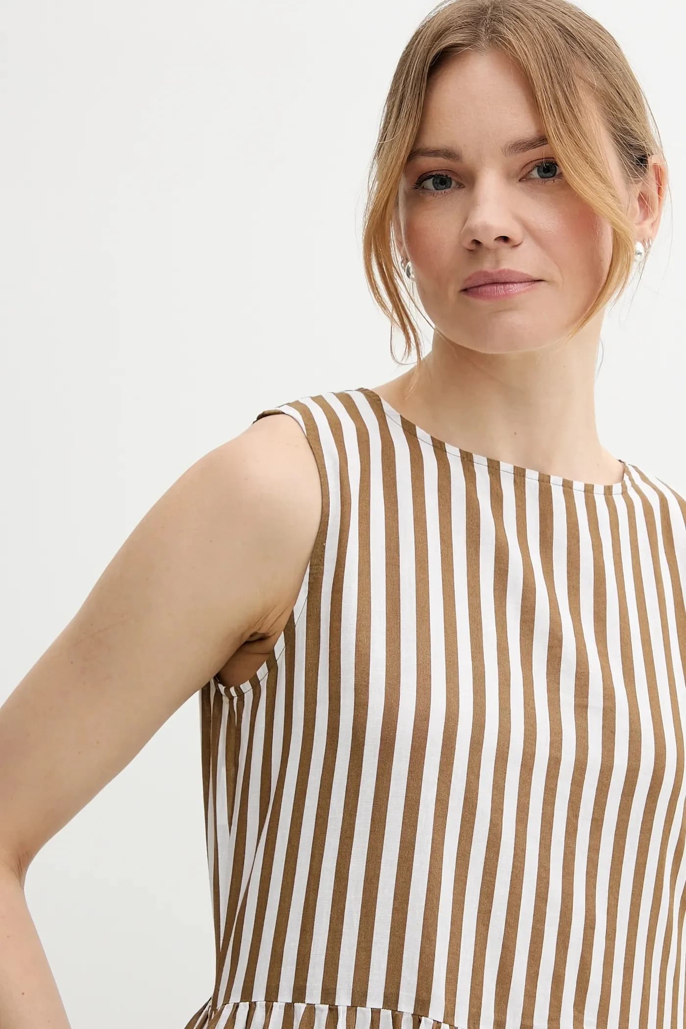 Платье из смесового льна - фото 4