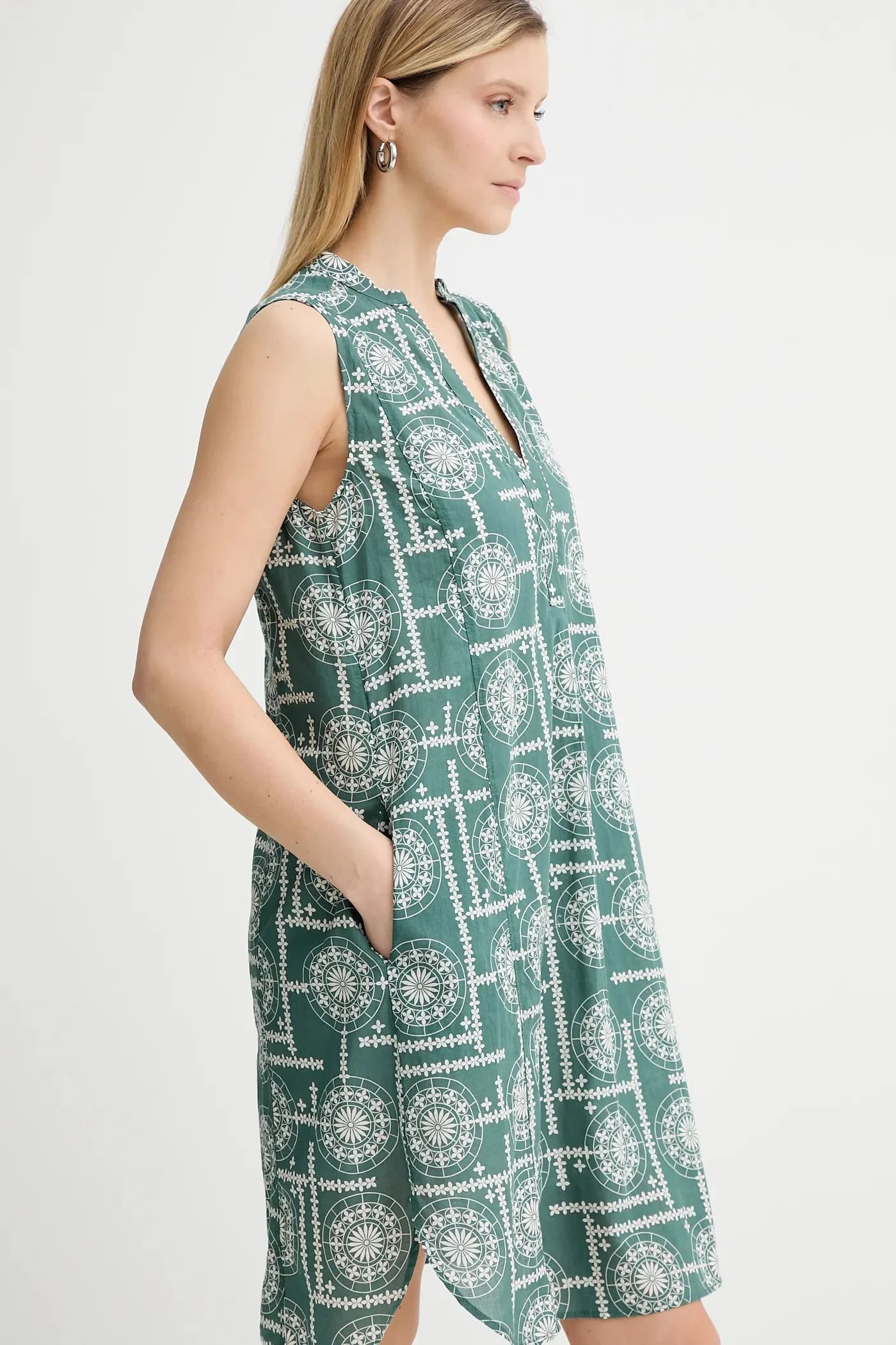 Хлопковое платье - фото 4