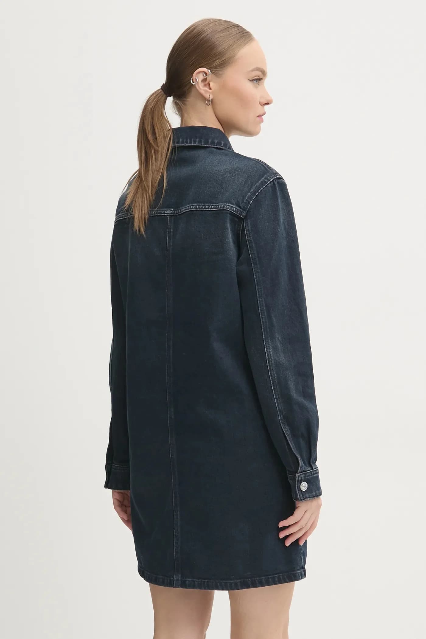 Джинсовое платье - фото 3