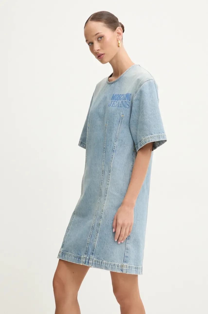 Джинсовое платье - фото 2