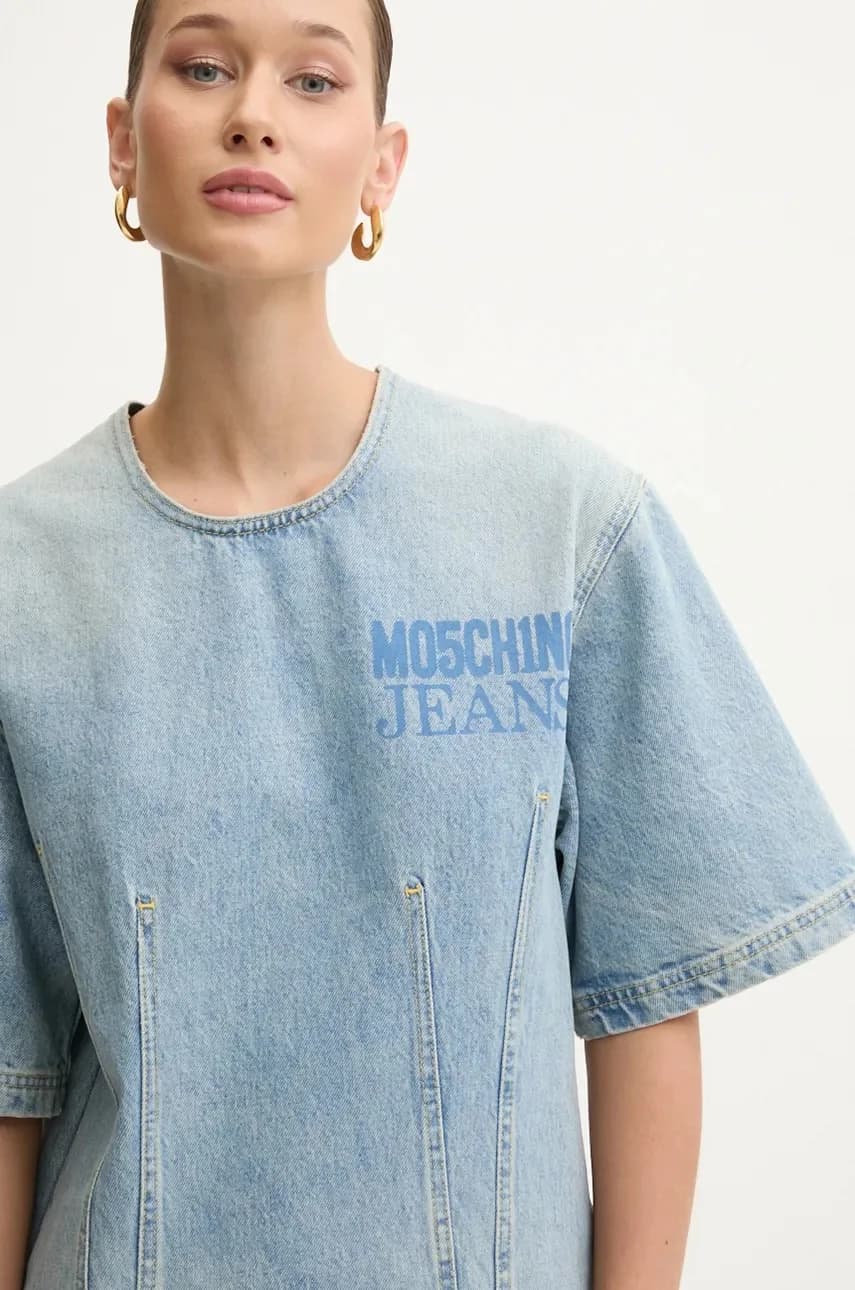 Джинсовое платье - фото 4