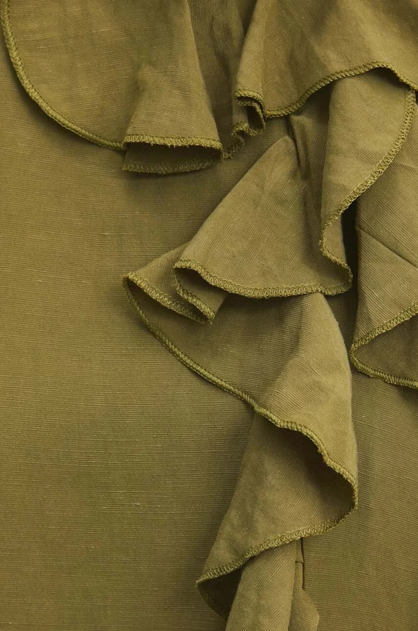 Льняное платье - фото 6