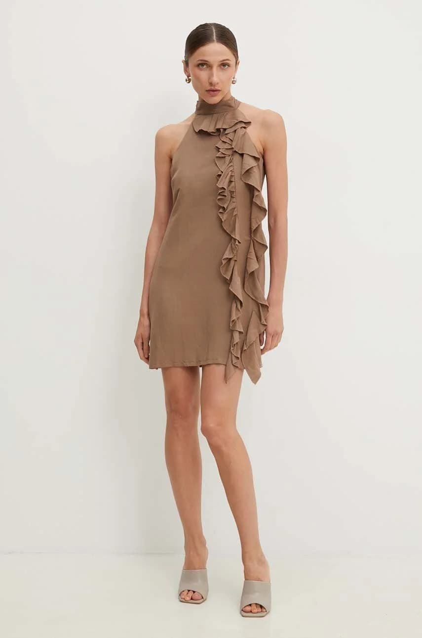 Льняное платье - фото 2